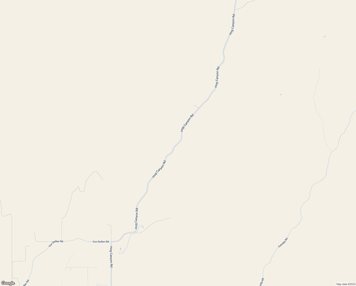 map of restaurants, bars, coffee shops, grocery stores, and more near 5790 Hog Canyon Road in San Miguel