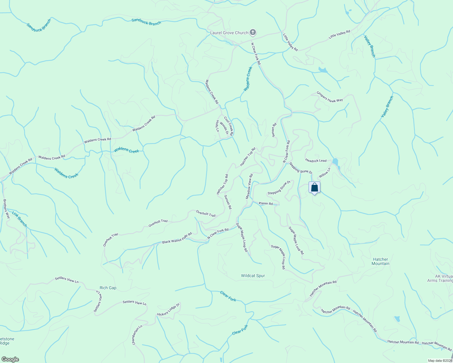 map of restaurants, bars, coffee shops, grocery stores, and more near 3051 Hatcher Top Road in Sevierville