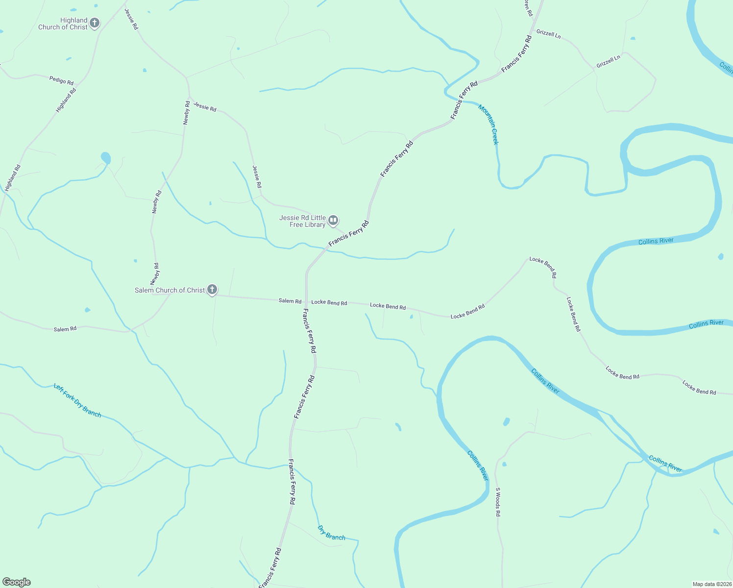 map of restaurants, bars, coffee shops, grocery stores, and more near 259 Locke Bend Road in McMinnville