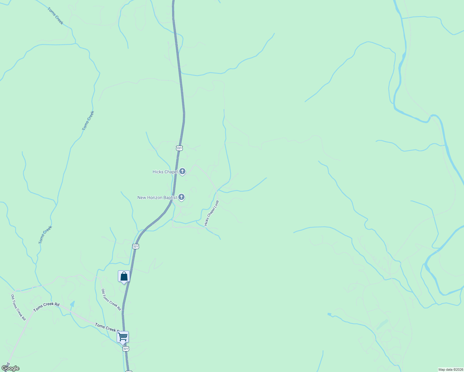 map of restaurants, bars, coffee shops, grocery stores, and more near 140 Gypsy Mountain Drive in Marion