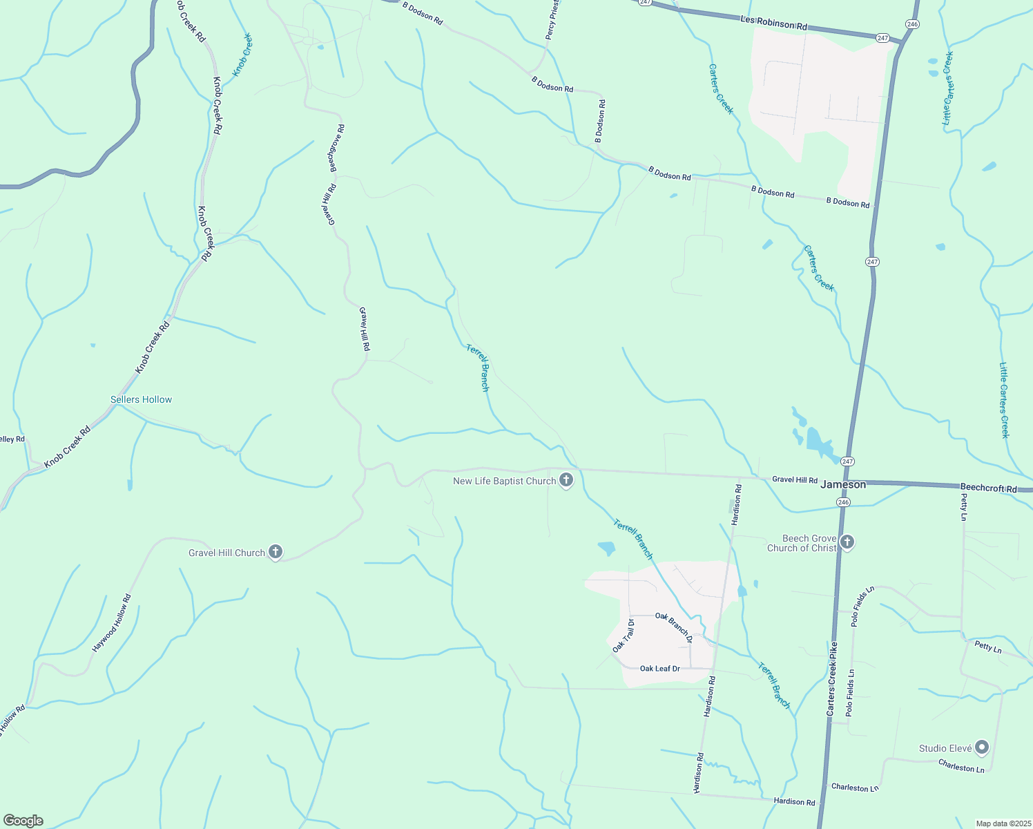 map of restaurants, bars, coffee shops, grocery stores, and more near Grants Road in Columbia