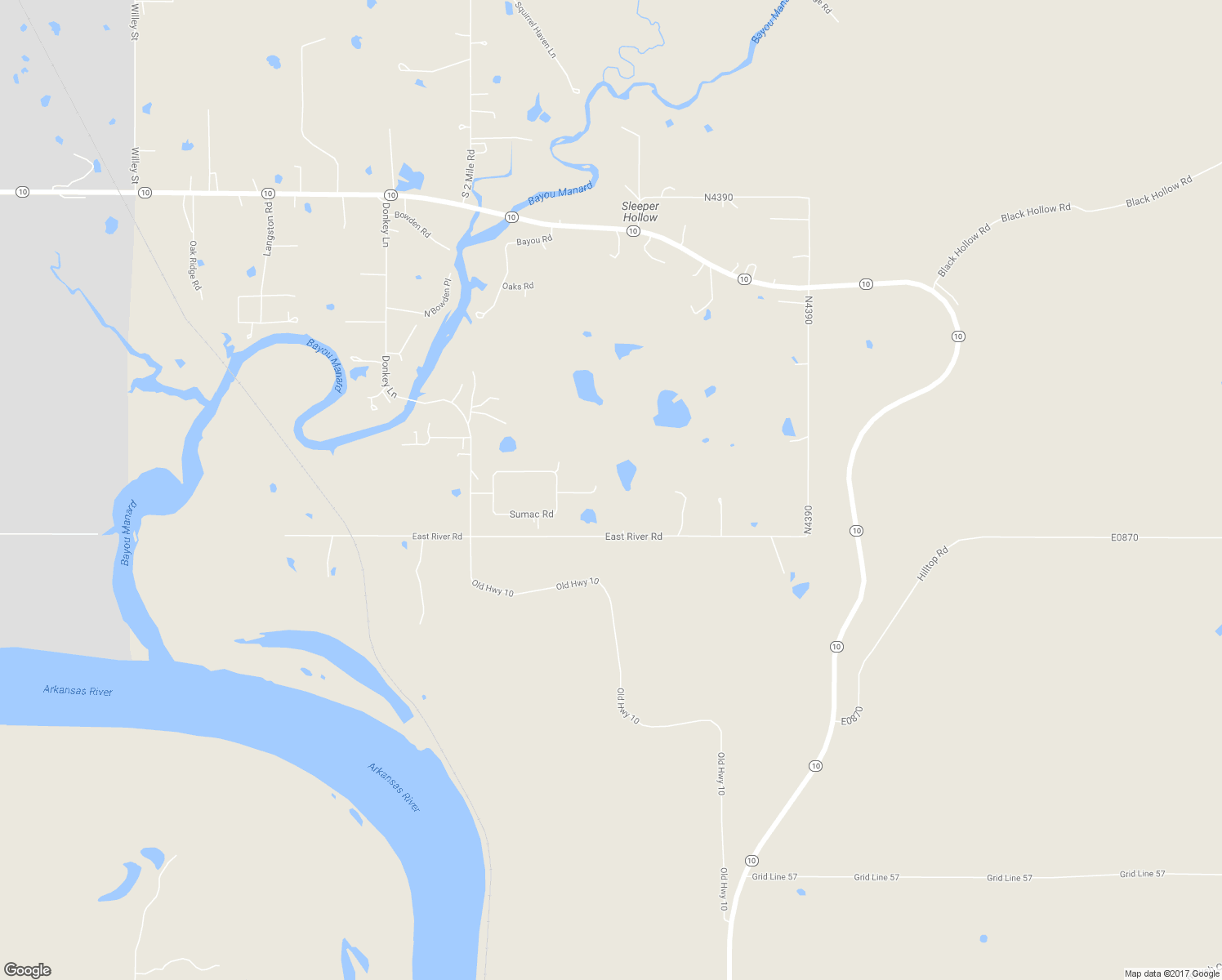 map of restaurants, bars, coffee shops, grocery stores, and more near 1550 Sumac Road in Fort Gibson