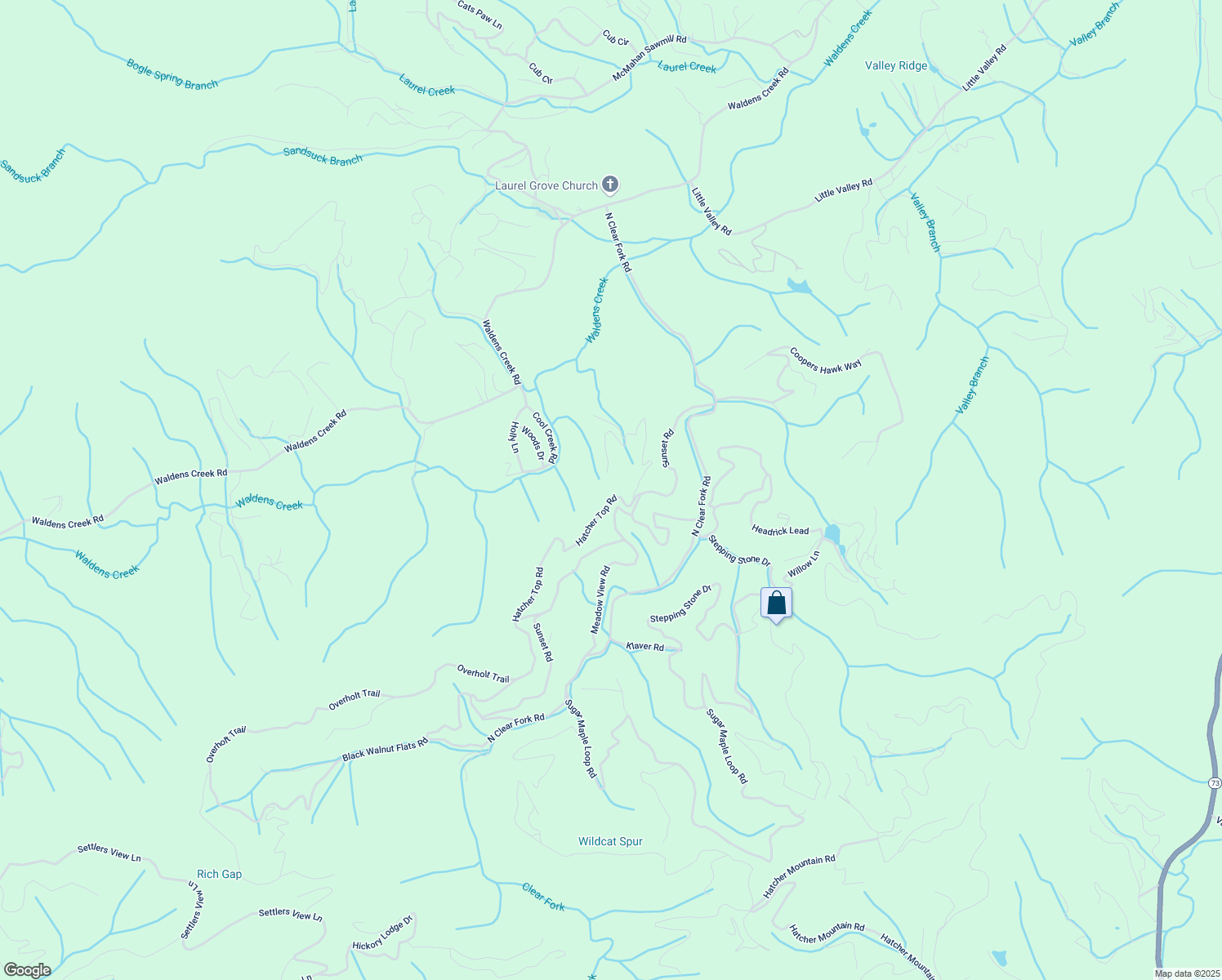 map of restaurants, bars, coffee shops, grocery stores, and more near 3008 Hatcher Top Road in Sevierville