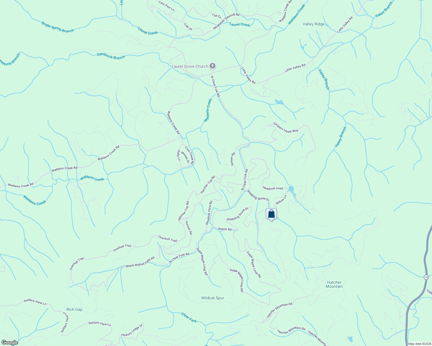 map of restaurants, bars, coffee shops, grocery stores, and more near 3004 Hatcher Top Road in Sevierville