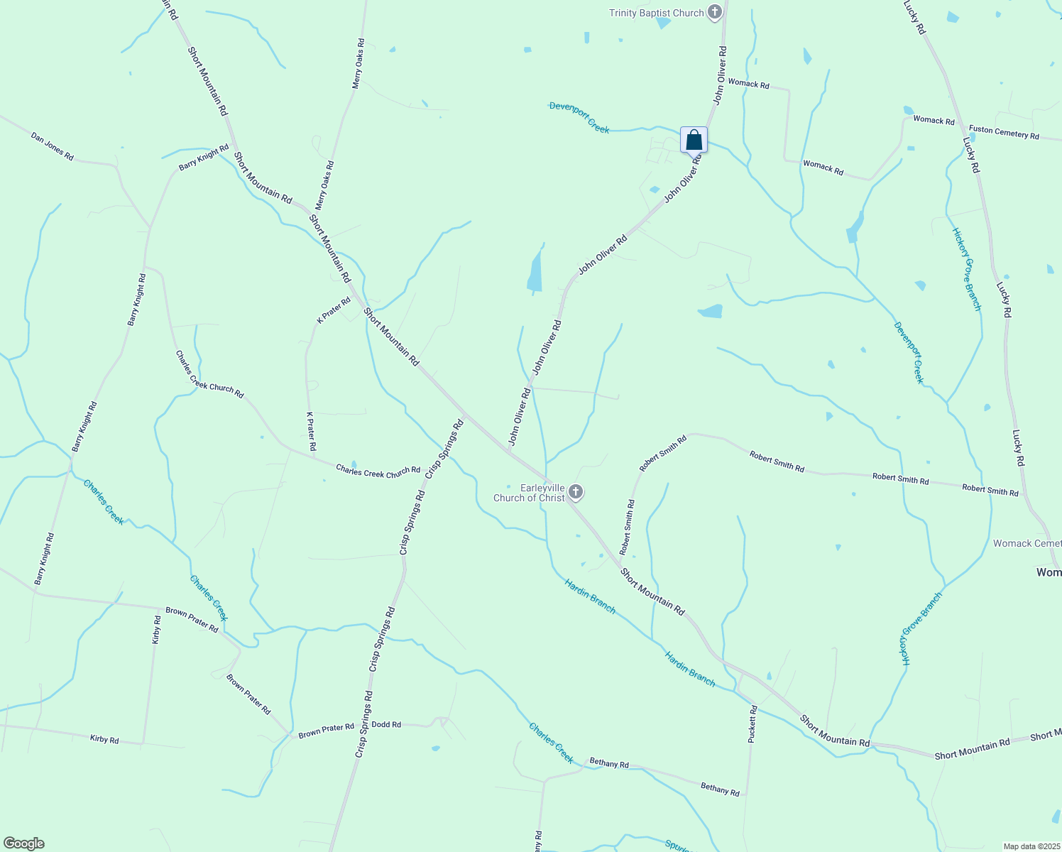 map of restaurants, bars, coffee shops, grocery stores, and more near 70 John Oliver Road in McMinnville