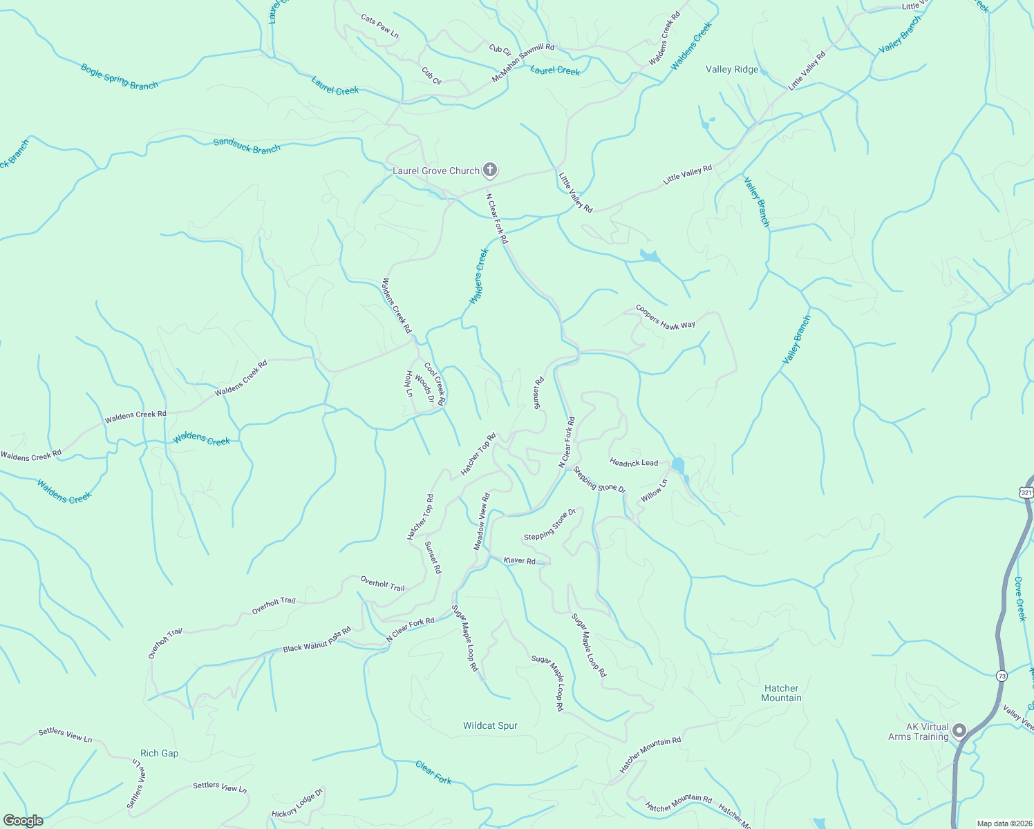 map of restaurants, bars, coffee shops, grocery stores, and more near 3004 Hatcher Top Road in Sevierville