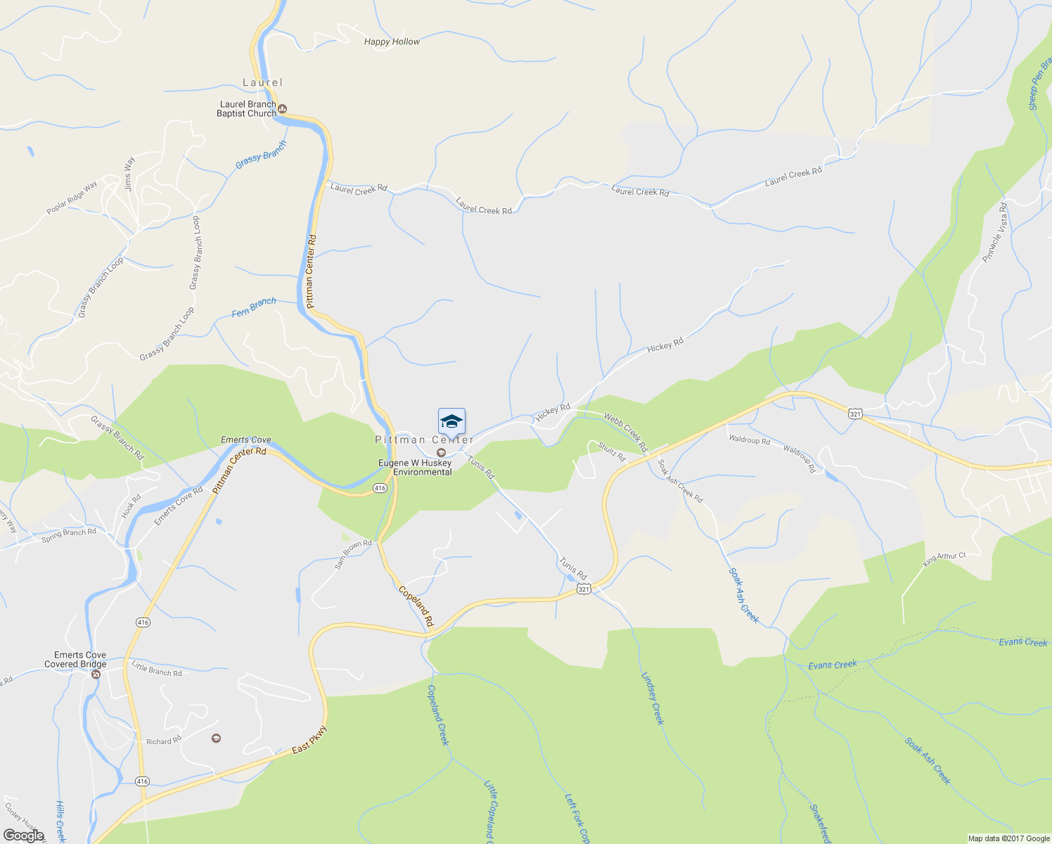 map of restaurants, bars, coffee shops, grocery stores, and more near 2946 Webb Creek Road in Sevierville