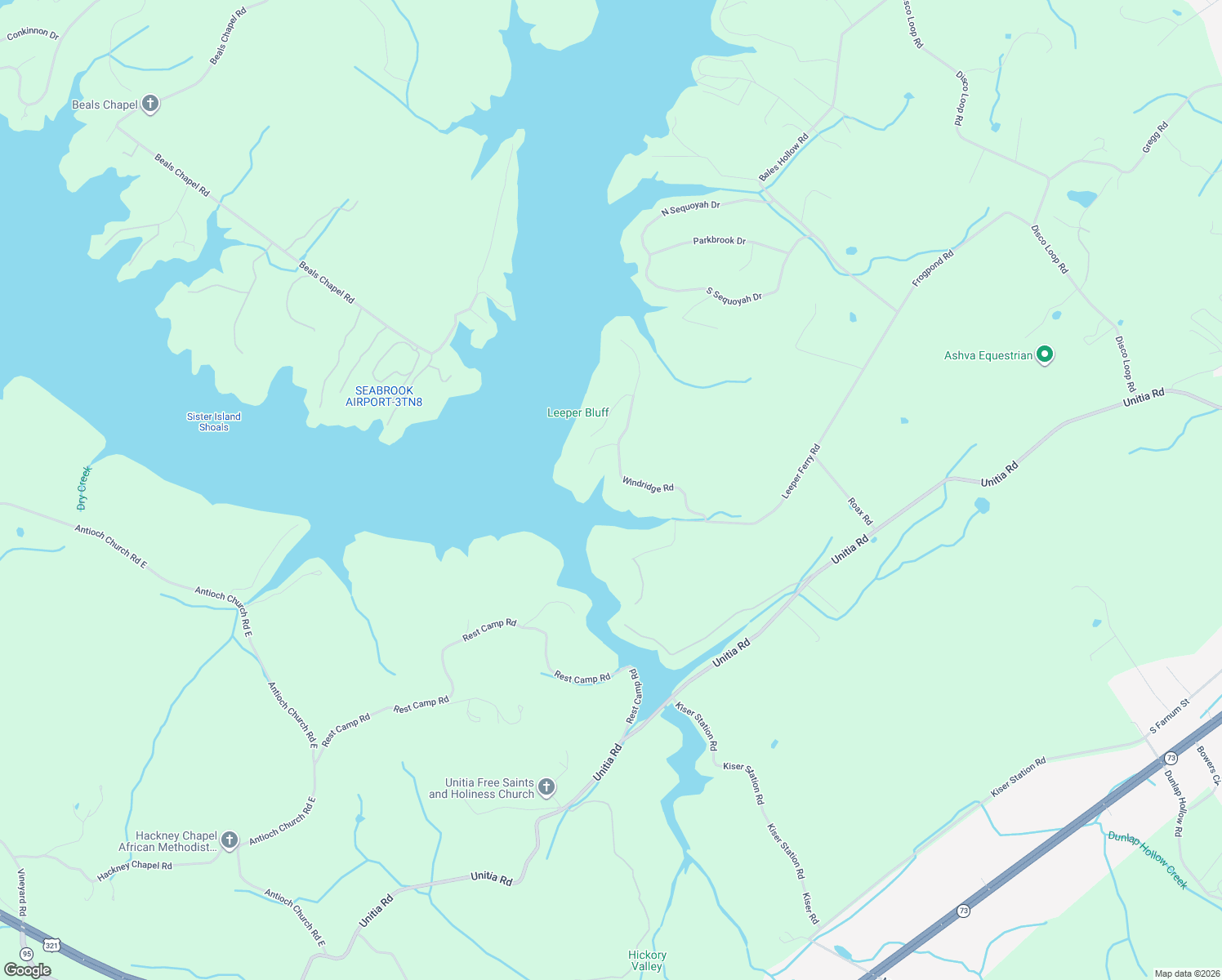 map of restaurants, bars, coffee shops, grocery stores, and more near 885 Windridge Road in Friendsville