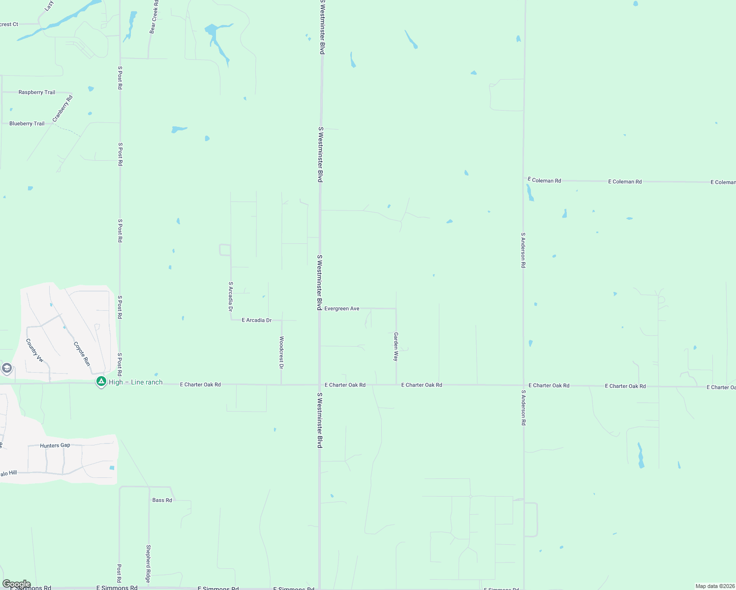 map of restaurants, bars, coffee shops, grocery stores, and more near 7400 Evergreen Ave in Guthrie