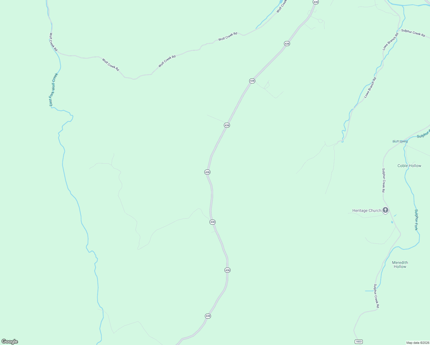 map of restaurants, bars, coffee shops, grocery stores, and more near 1455 Tennessee 438 in Centerville