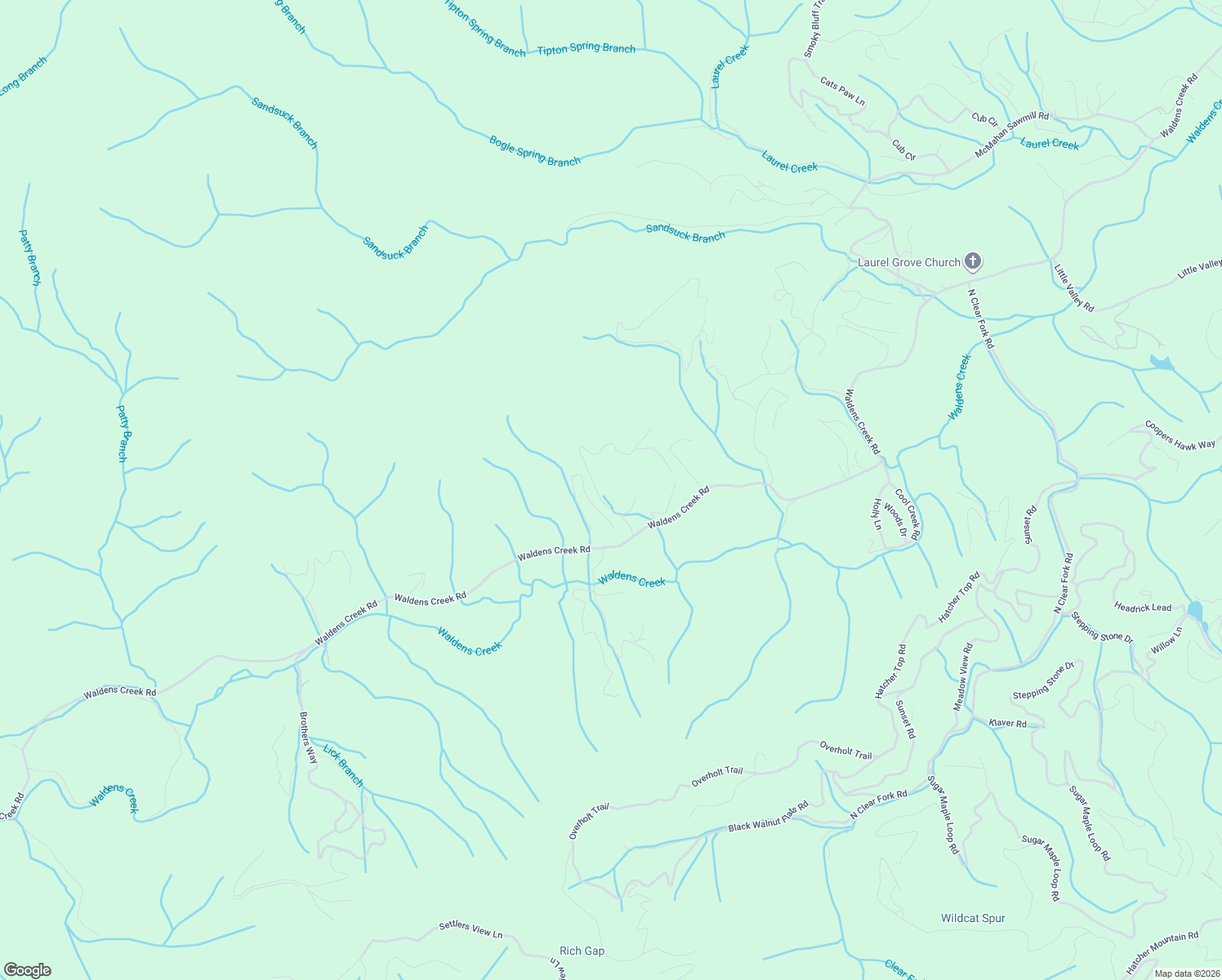 map of restaurants, bars, coffee shops, grocery stores, and more near 2926 Walden Ridge Road in Sevierville