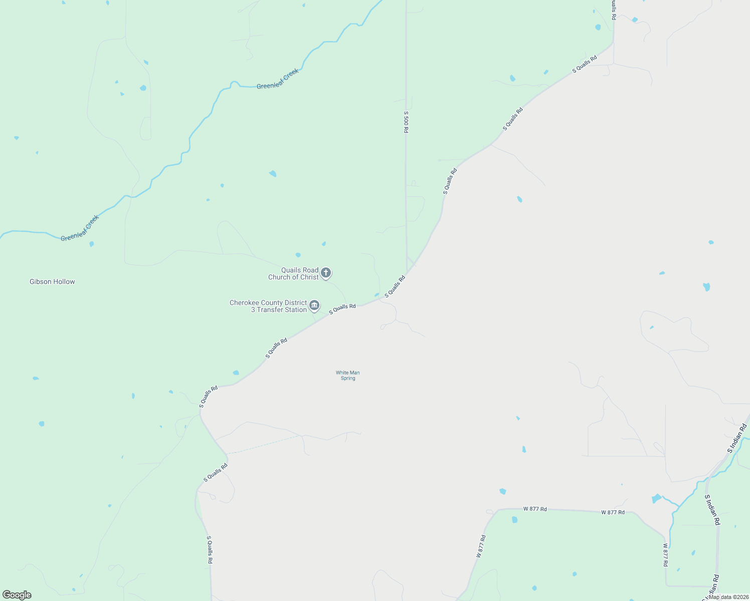 map of restaurants, bars, coffee shops, grocery stores, and more near 28496 South Qualls Road in Park Hill