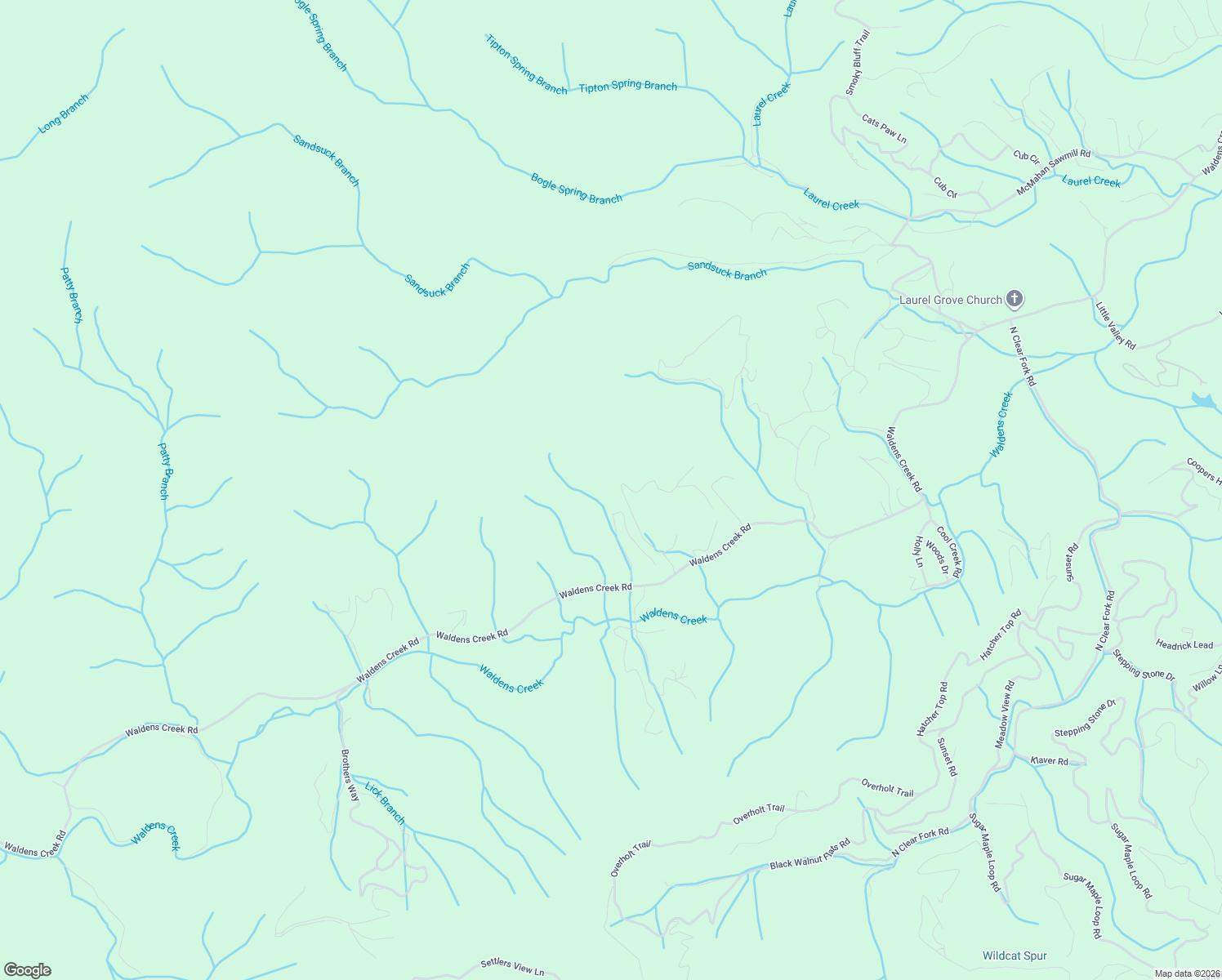 map of restaurants, bars, coffee shops, grocery stores, and more near 3007 John Boy Trail in Sevierville