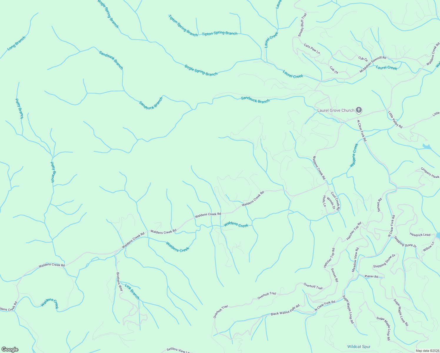map of restaurants, bars, coffee shops, grocery stores, and more near 3007 John Boy Trail in Sevierville