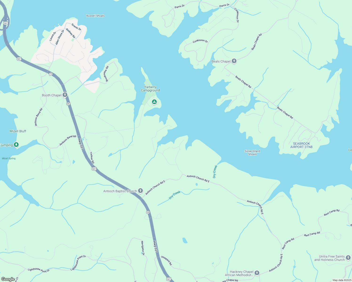 map of restaurants, bars, coffee shops, grocery stores, and more near 435 Elizabeth Way in Lenoir City