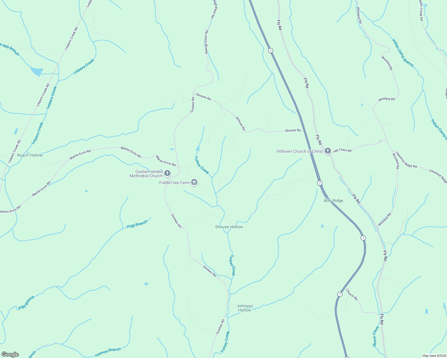 map of restaurants, bars, coffee shops, grocery stores, and more near 3402 Blackburn Road in Santa Fe