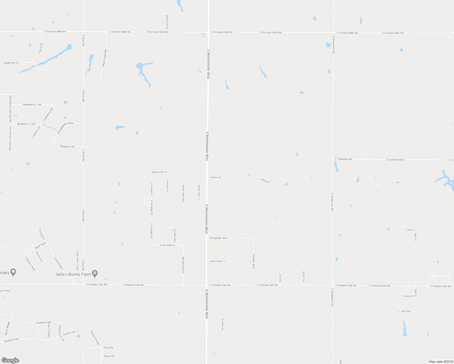 map of restaurants, bars, coffee shops, grocery stores, and more near 7601 Holiday Drive in Guthrie