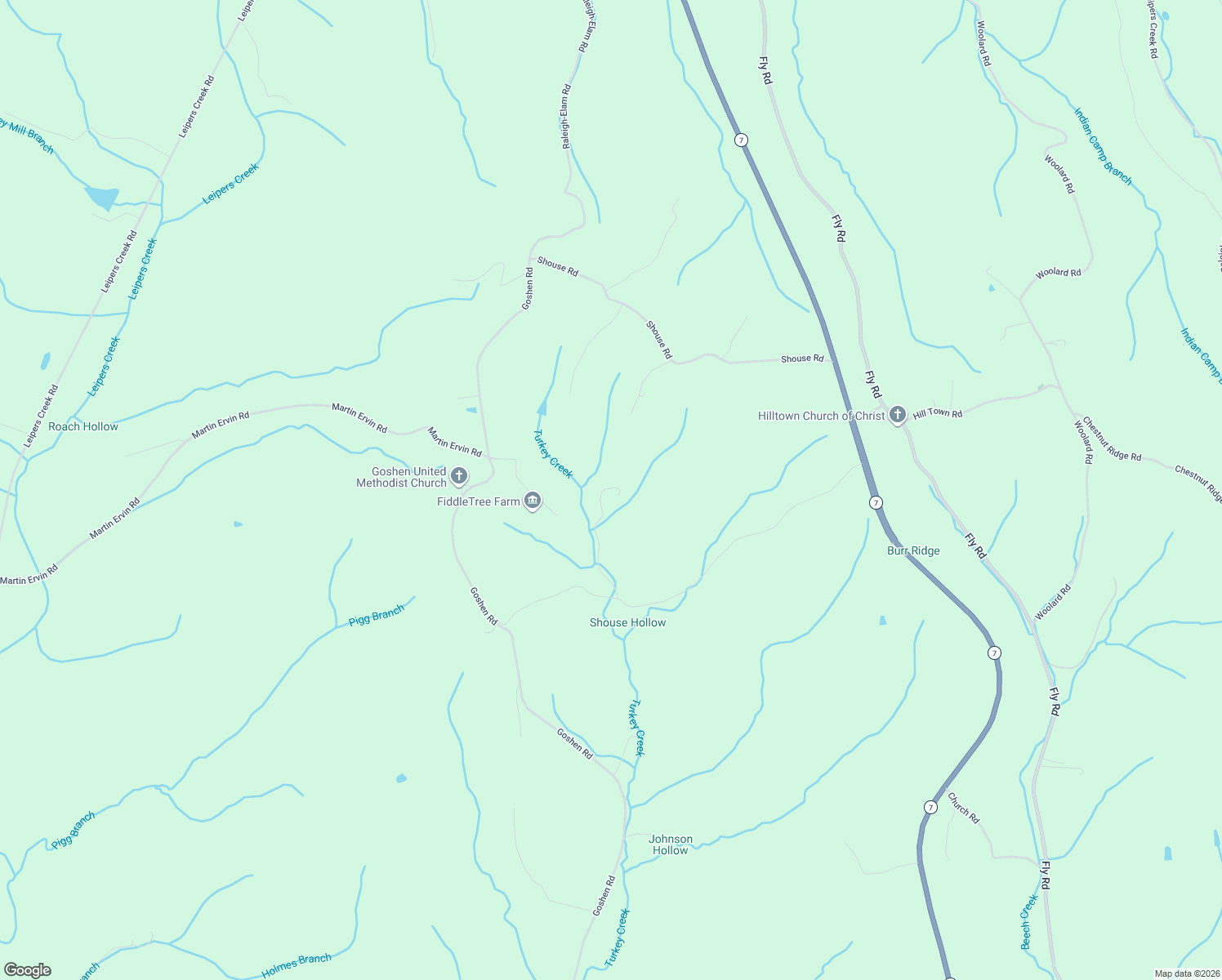 map of restaurants, bars, coffee shops, grocery stores, and more near 3402 Blackburn Road in Santa Fe