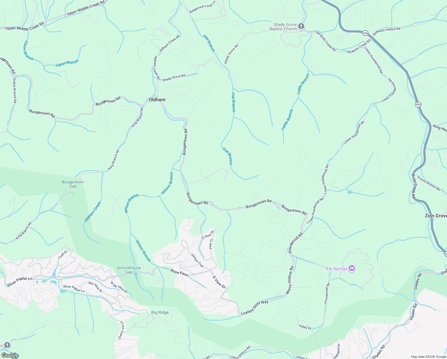 map of restaurants, bars, coffee shops, grocery stores, and more near 4167 Boogertown Road in Sevierville
