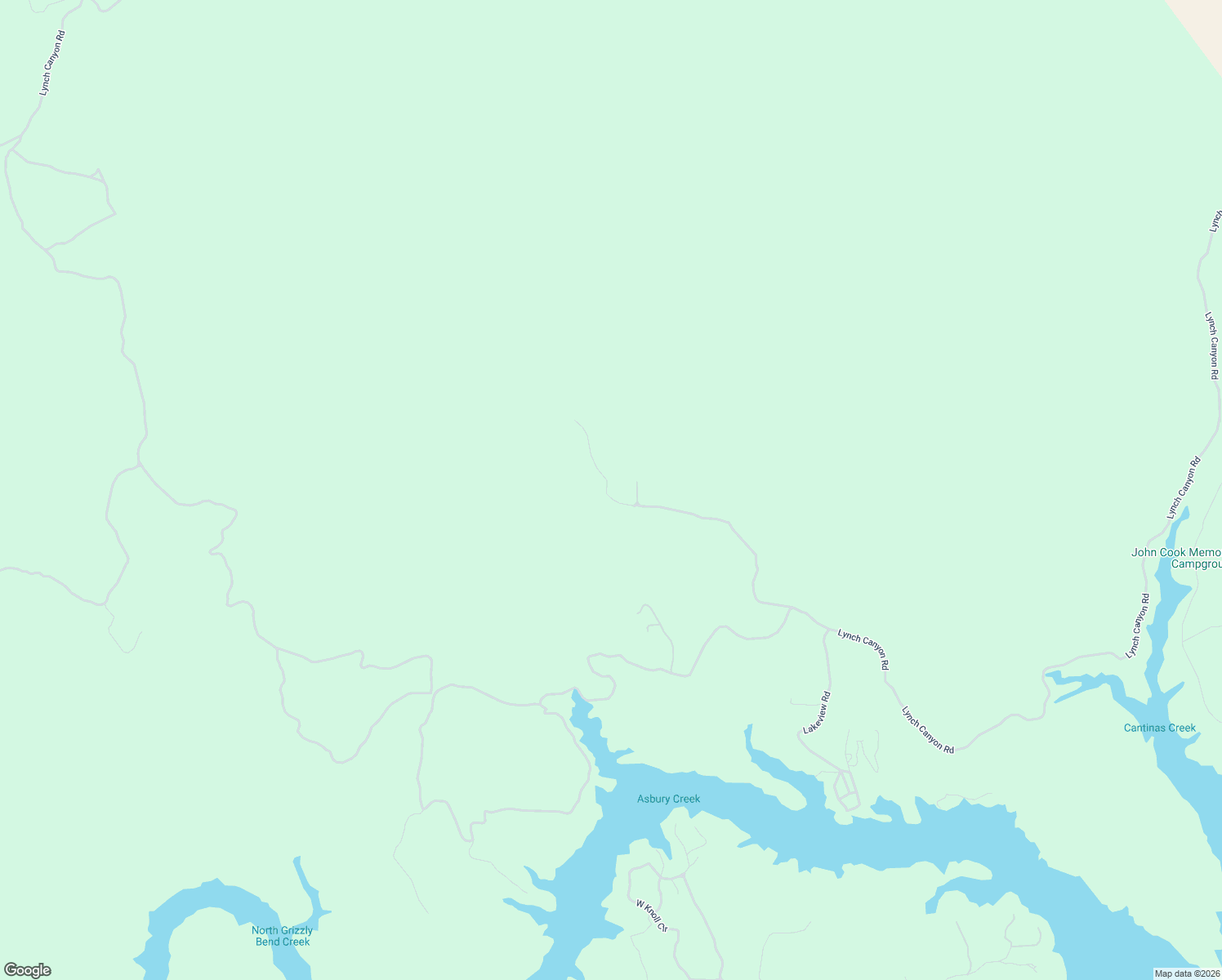 map of restaurants, bars, coffee shops, grocery stores, and more near 11010 Lynch Canyon Road in Bradley