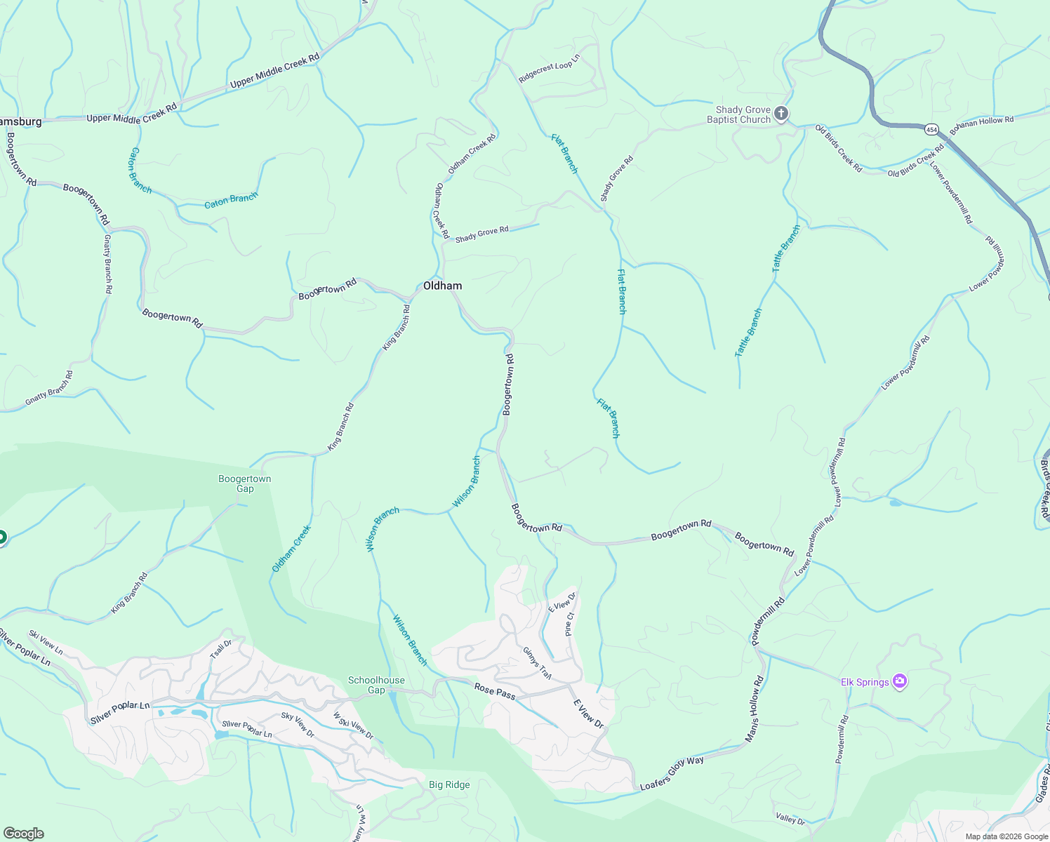map of restaurants, bars, coffee shops, grocery stores, and more near 4159 Boogertown Road in Sevierville