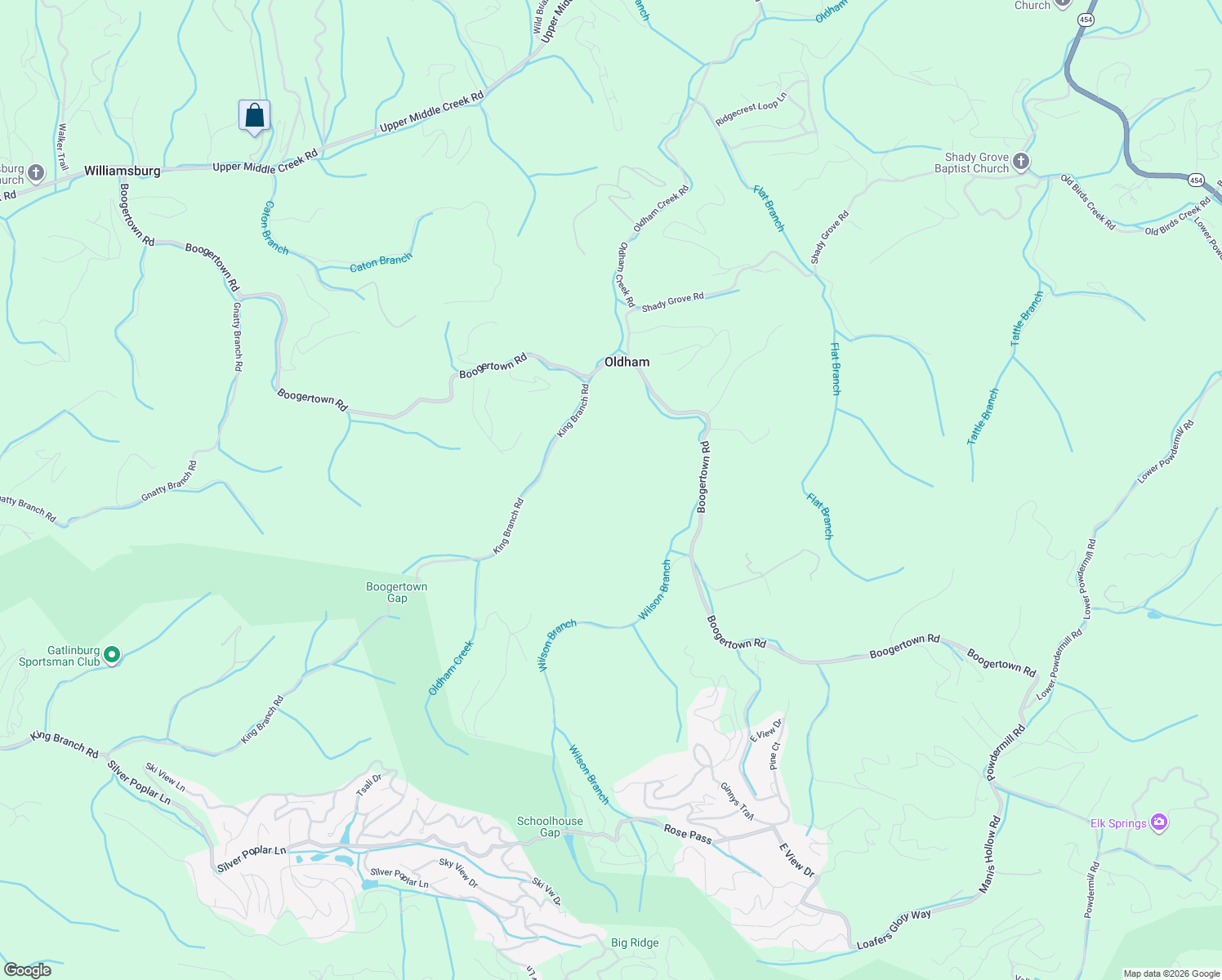 map of restaurants, bars, coffee shops, grocery stores, and more near in Oldham