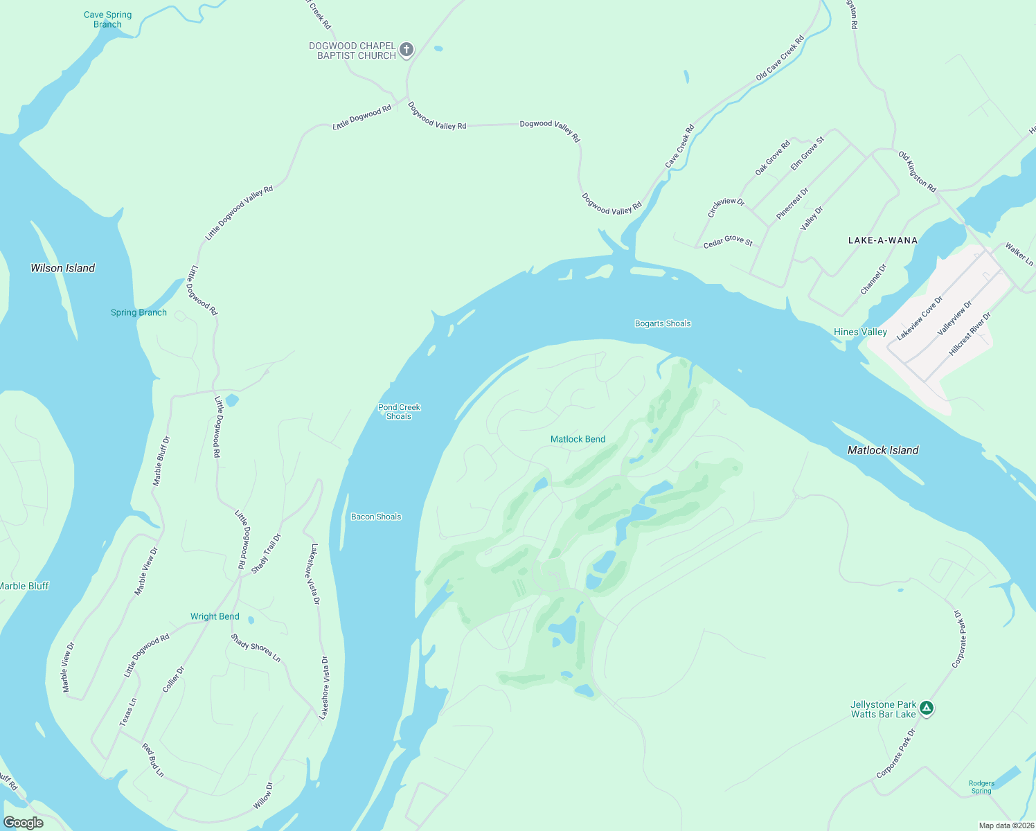 map of restaurants, bars, coffee shops, grocery stores, and more near 2620 Persimmon Ridge in Loudon