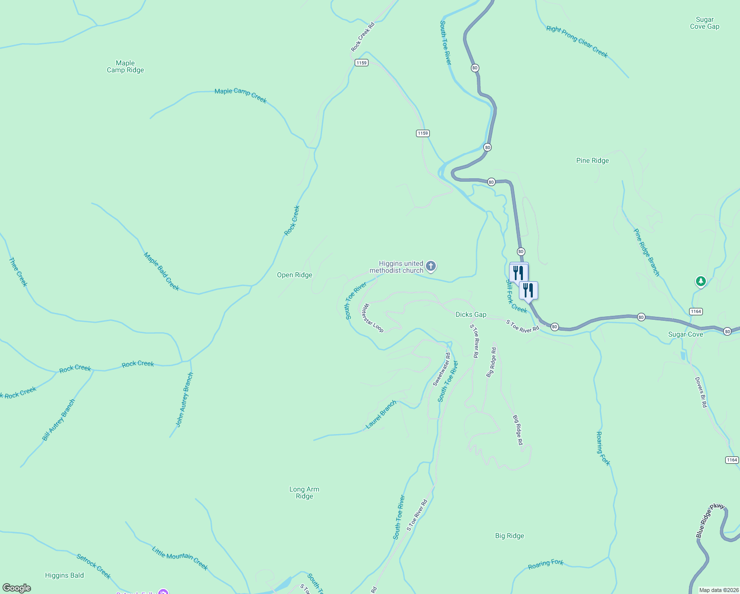map of restaurants, bars, coffee shops, grocery stores, and more near 75 Mountain Cove in Burnsville