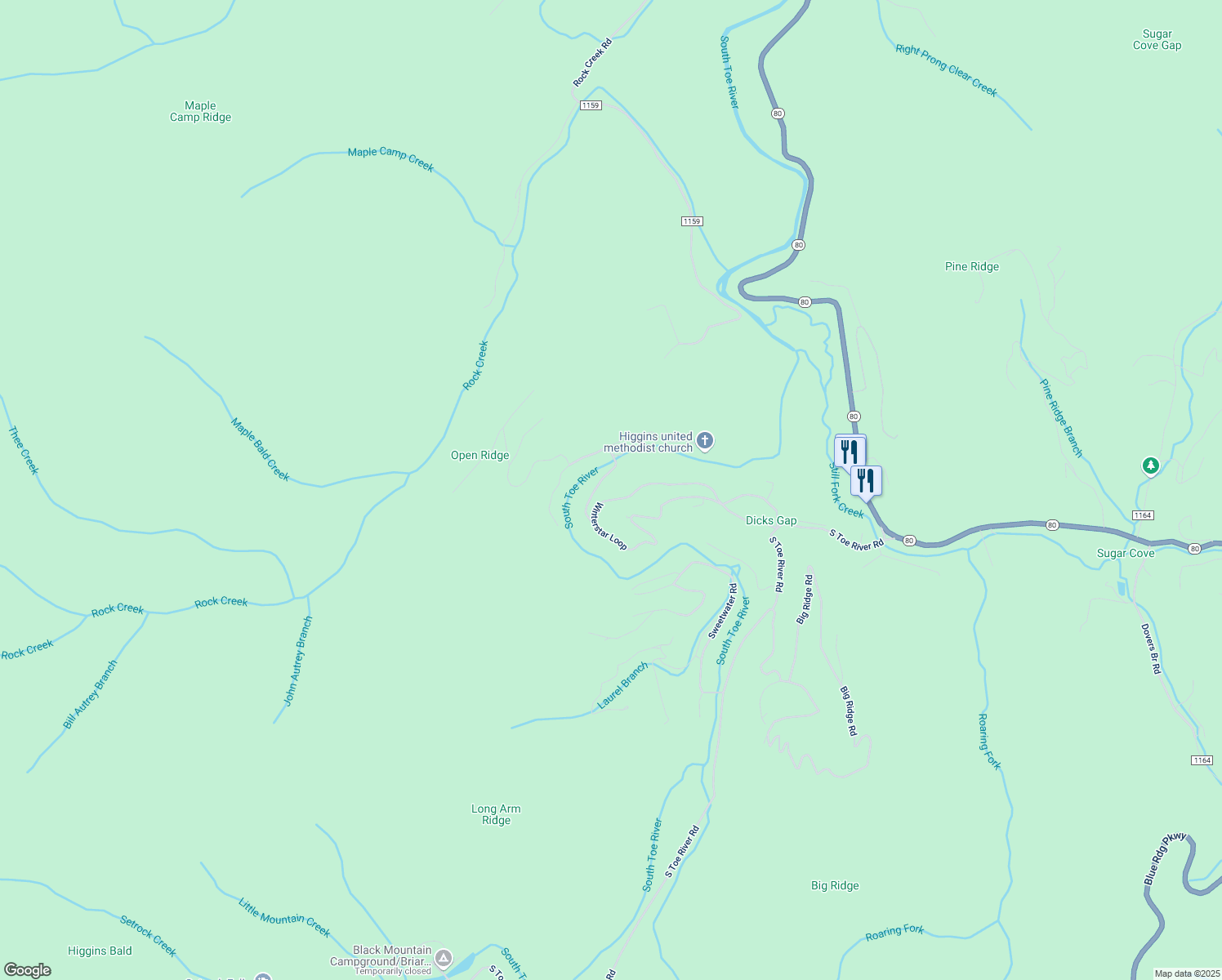 map of restaurants, bars, coffee shops, grocery stores, and more near 75 Mountain Cove in Burnsville
