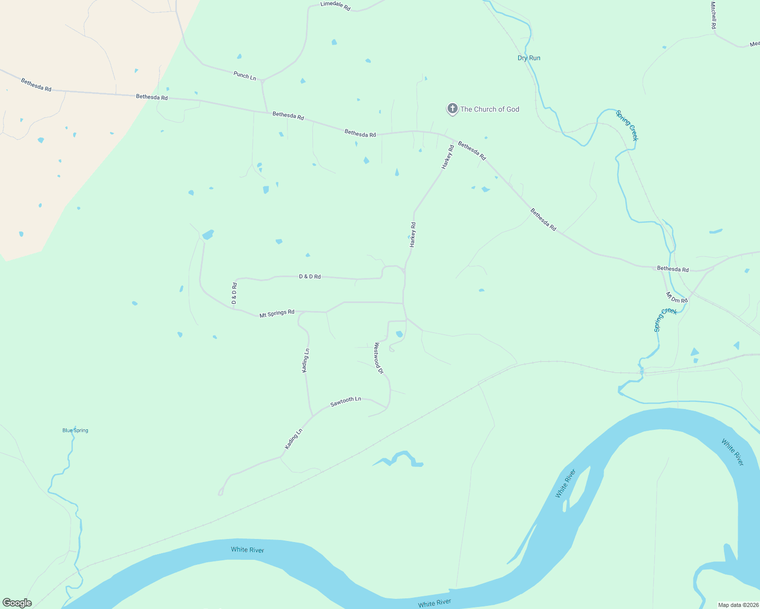 map of restaurants, bars, coffee shops, grocery stores, and more near 1-125 Mount Springs Road in Batesville