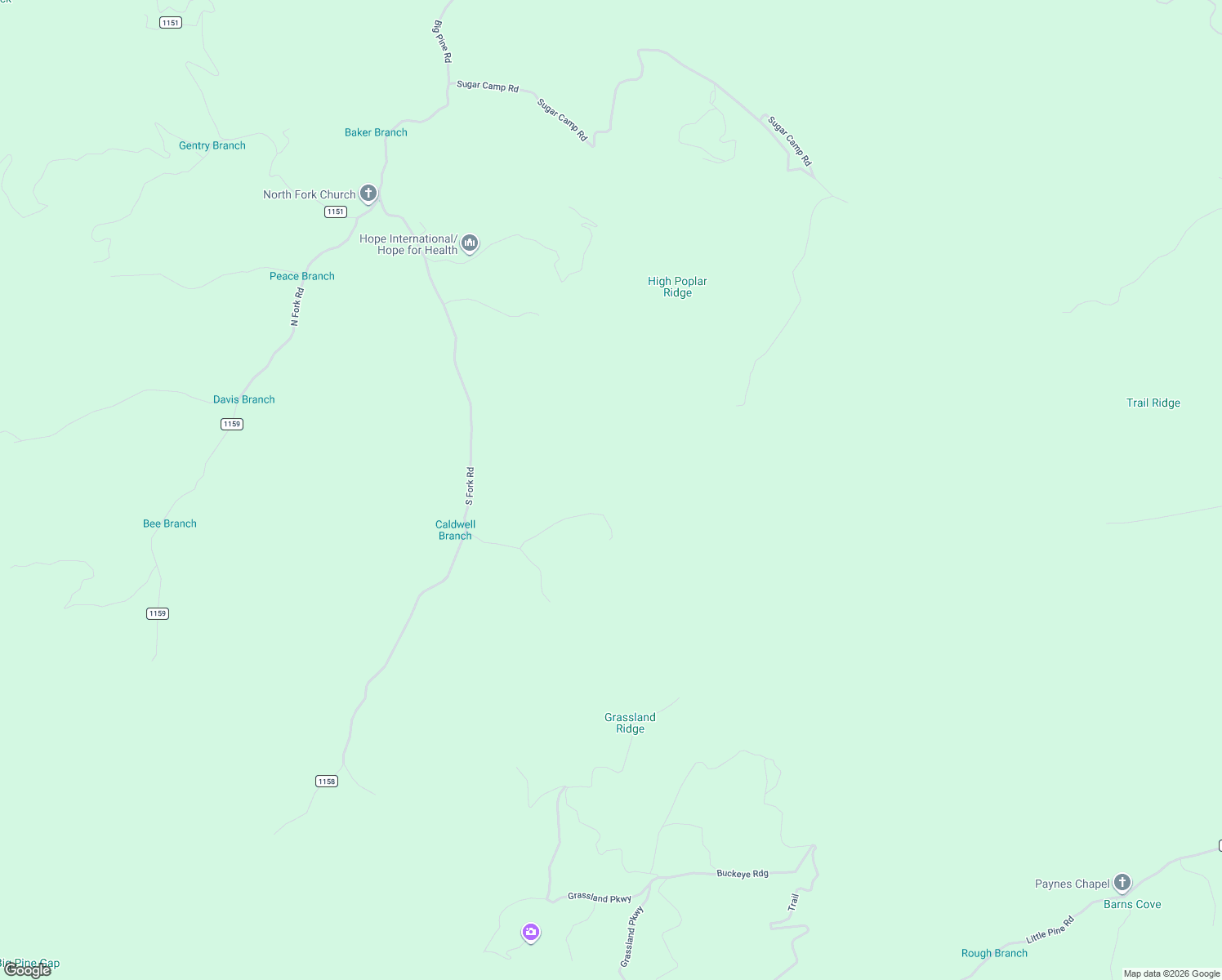 map of restaurants, bars, coffee shops, grocery stores, and more near 505 Old Home Place Drive in Marshall