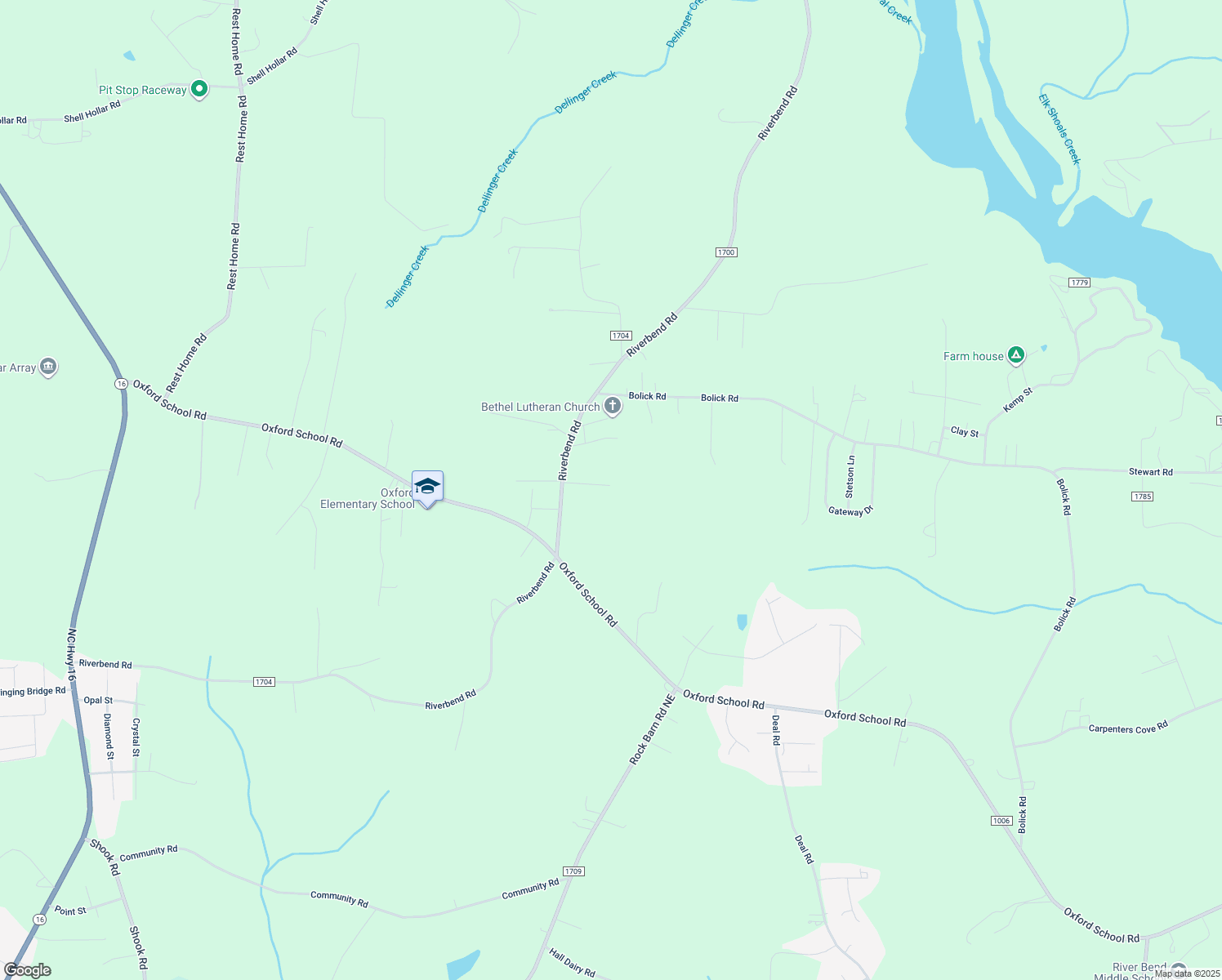 map of restaurants, bars, coffee shops, grocery stores, and more near 5730 Riverbend Road in Claremont