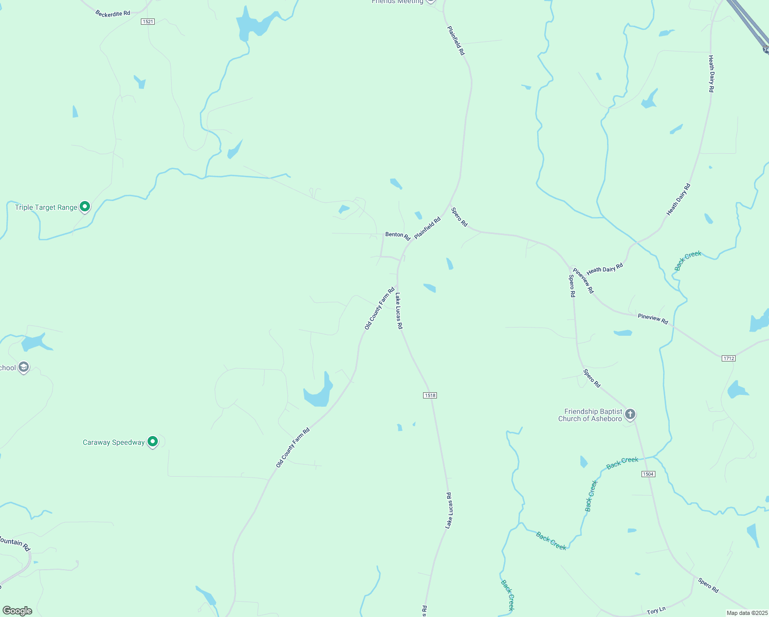 map of restaurants, bars, coffee shops, grocery stores, and more near 3004 Old County Farm Road in Sophia