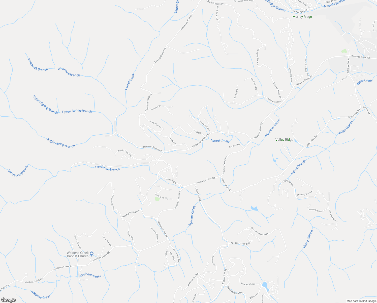 map of restaurants, bars, coffee shops, grocery stores, and more near 2821 McMahan Sawmill Road in Sevierville