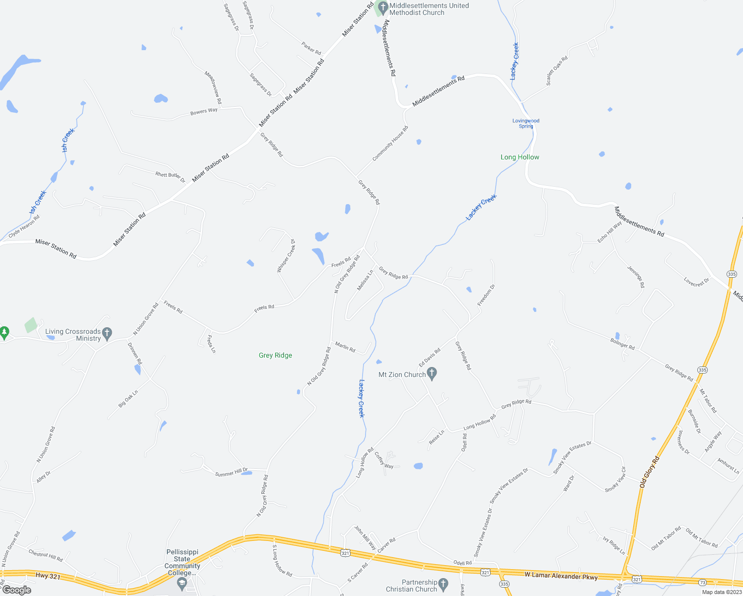 map of restaurants, bars, coffee shops, grocery stores, and more near 3839 Melissa Lane in Maryville