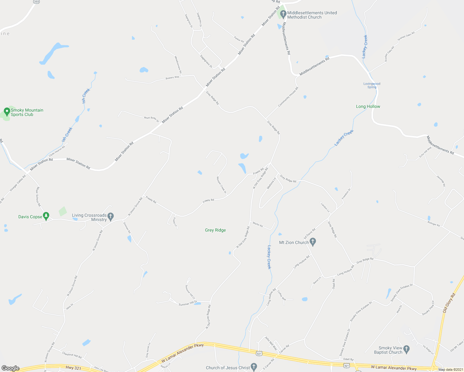 map of restaurants, bars, coffee shops, grocery stores, and more near 3776 Freels Road in Friendsville