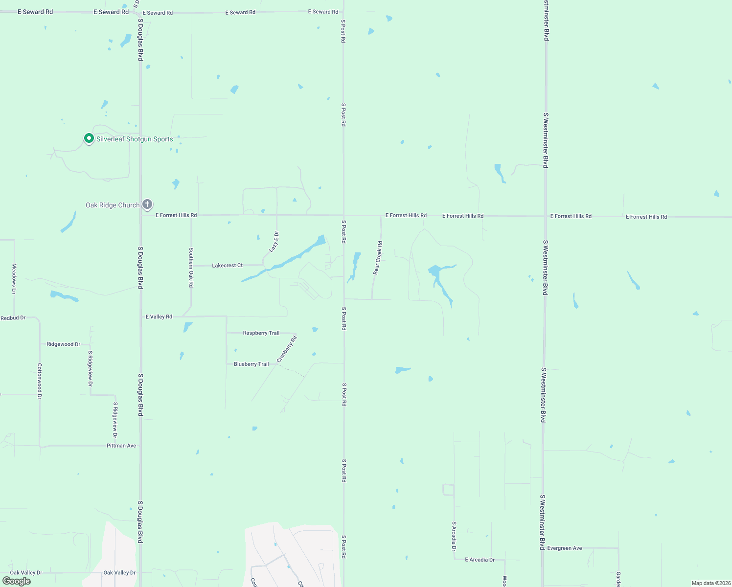map of restaurants, bars, coffee shops, grocery stores, and more near 5880 Cox Canyon Drive in Guthrie