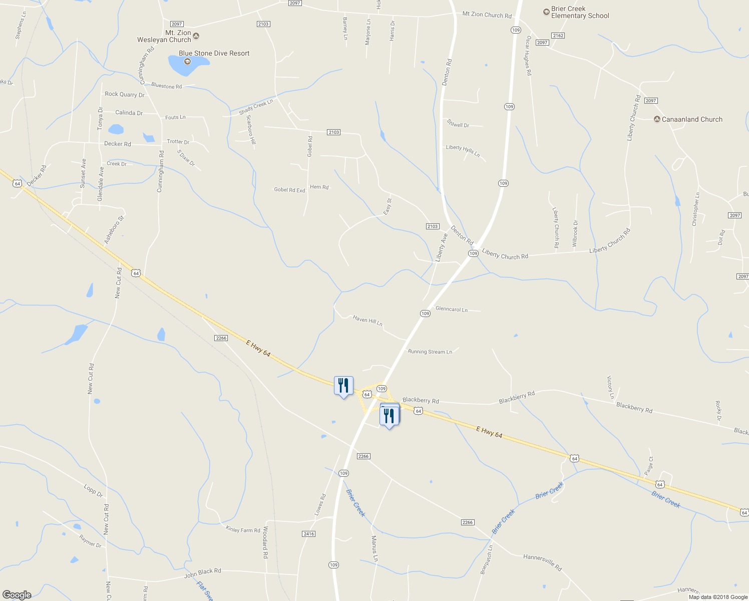 map of restaurants, bars, coffee shops, grocery stores, and more near 298 Haven Hill Lane in Thomasville