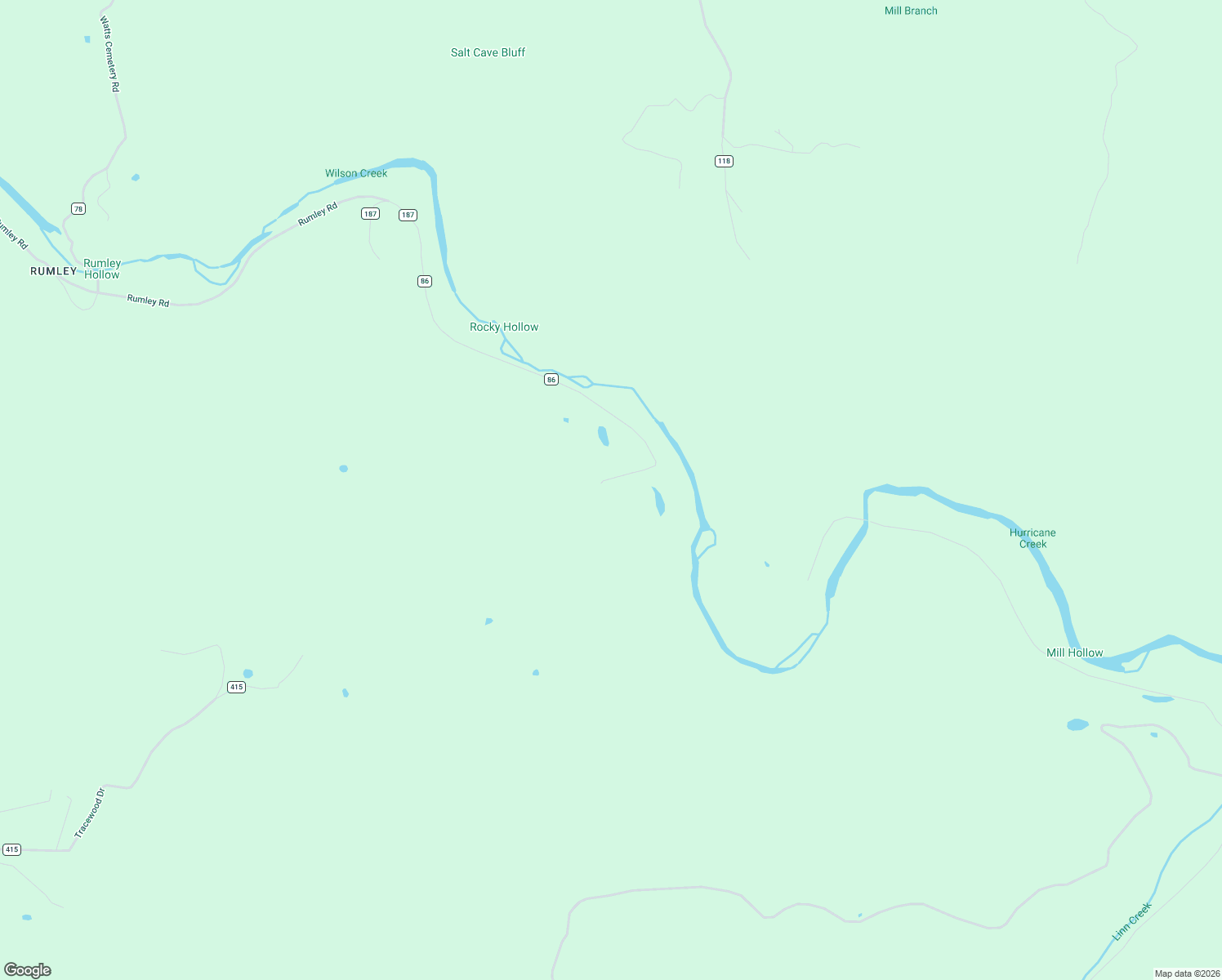 map of restaurants, bars, coffee shops, grocery stores, and more near 4473 Rumley Road North in Dennard