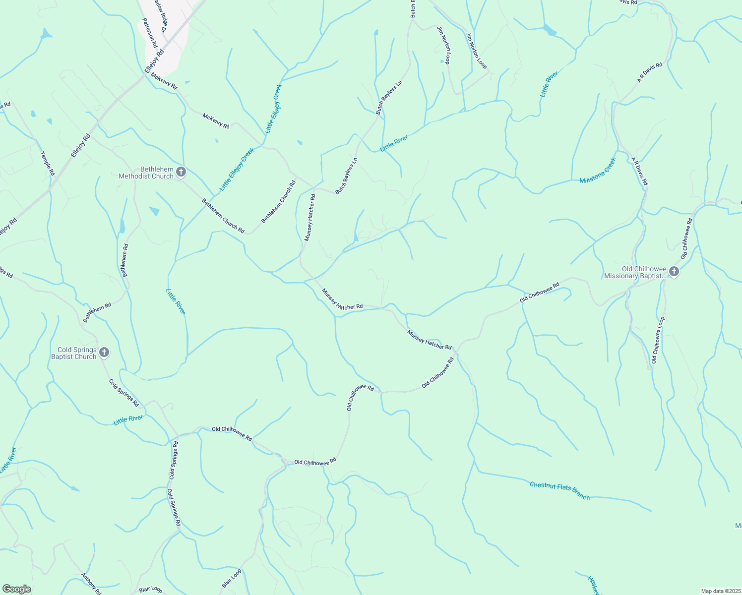 map of restaurants, bars, coffee shops, grocery stores, and more near 1686 Munsey Hatcher Road in Seymour