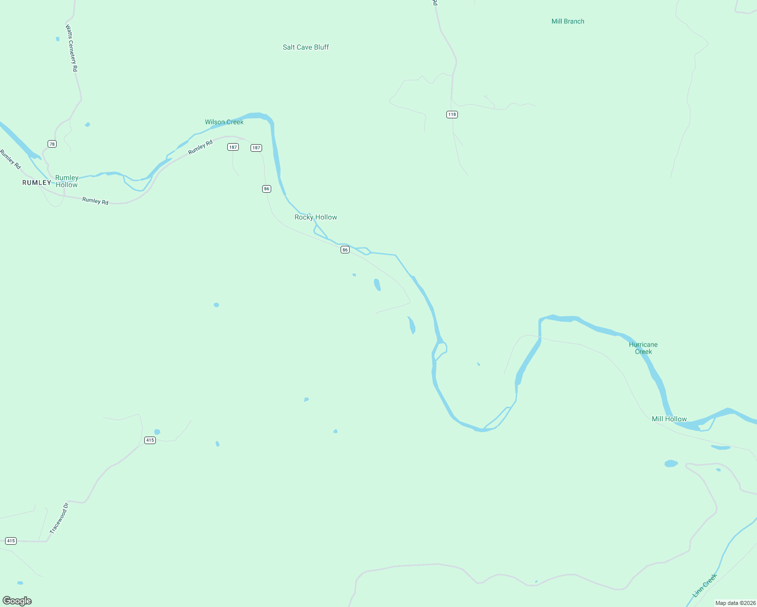map of restaurants, bars, coffee shops, grocery stores, and more near 4473 Rumley Road North in Dennard