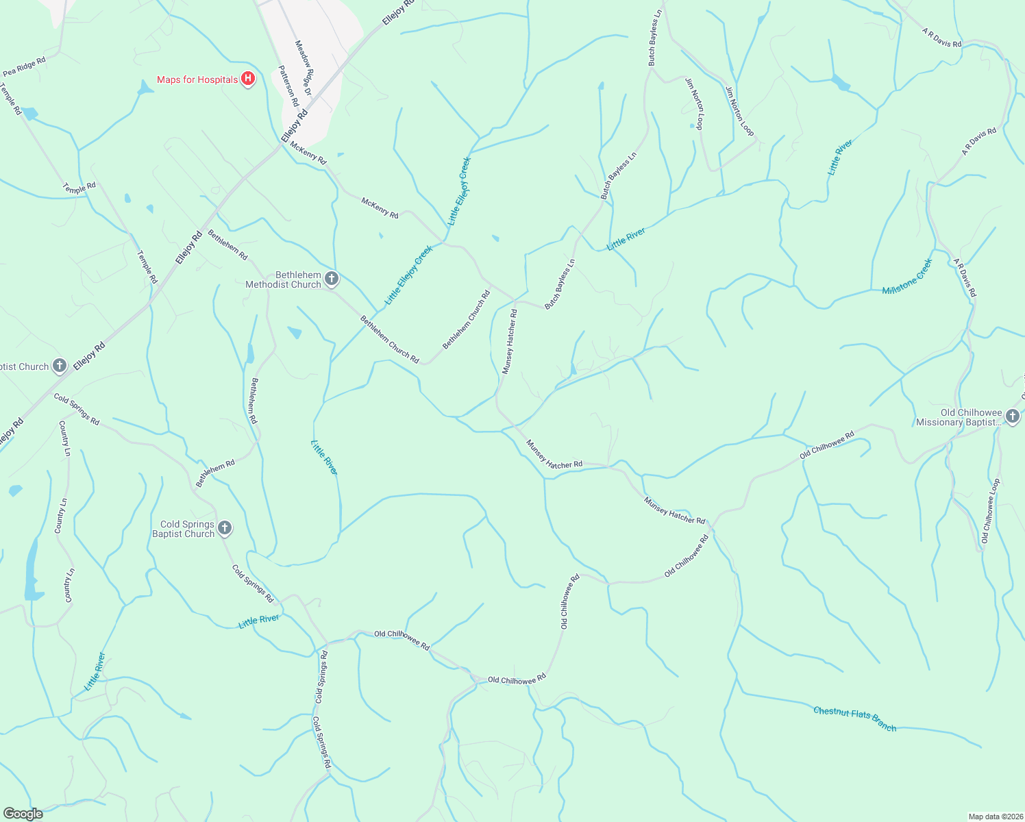 map of restaurants, bars, coffee shops, grocery stores, and more near 1640 Munsey Hatcher Road in Seymour