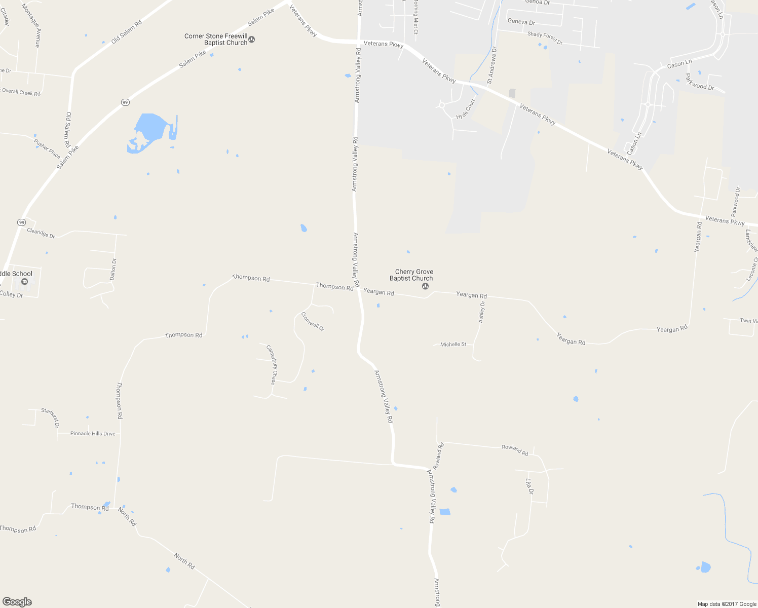 map of restaurants, bars, coffee shops, grocery stores, and more near 2223 Armstrong Valley Road in Murfreesboro