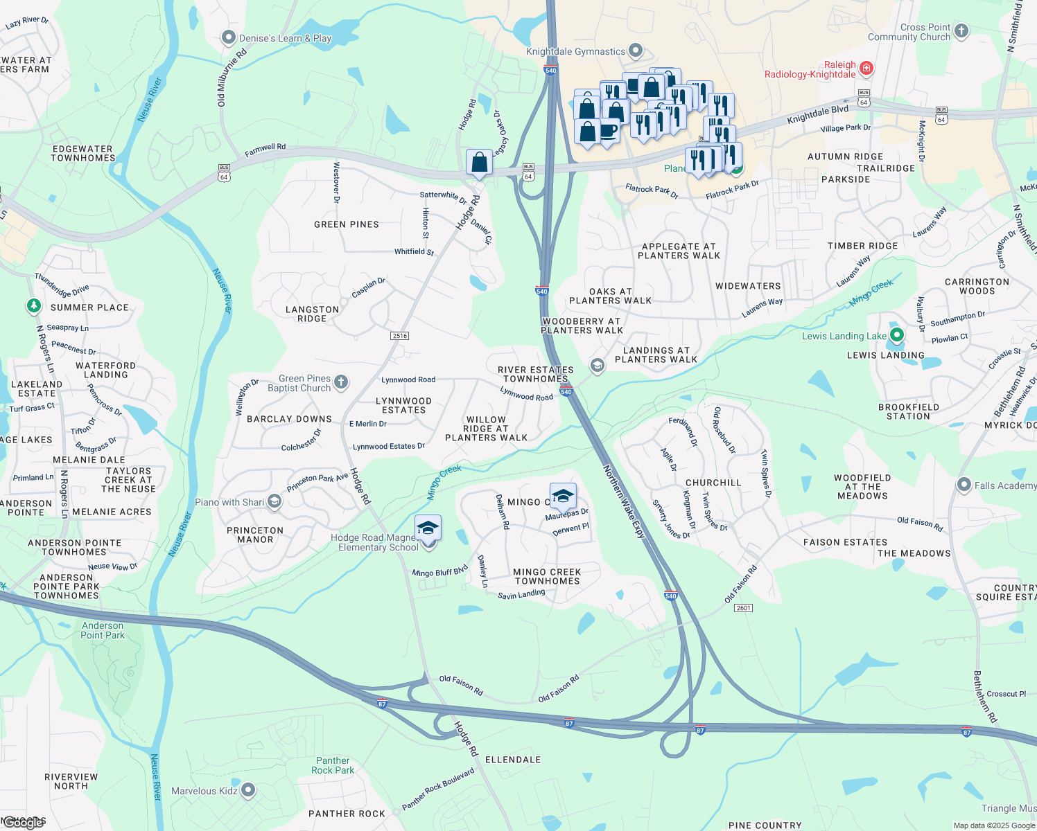 1011 Trail Stream Way, Knightdale NC Walk Score