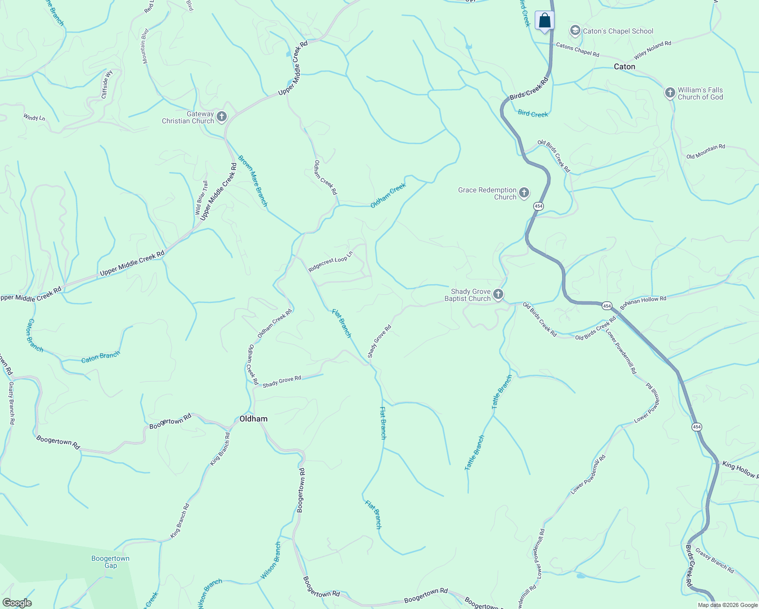 map of restaurants, bars, coffee shops, grocery stores, and more near 3419 No Business Way in Sevierville