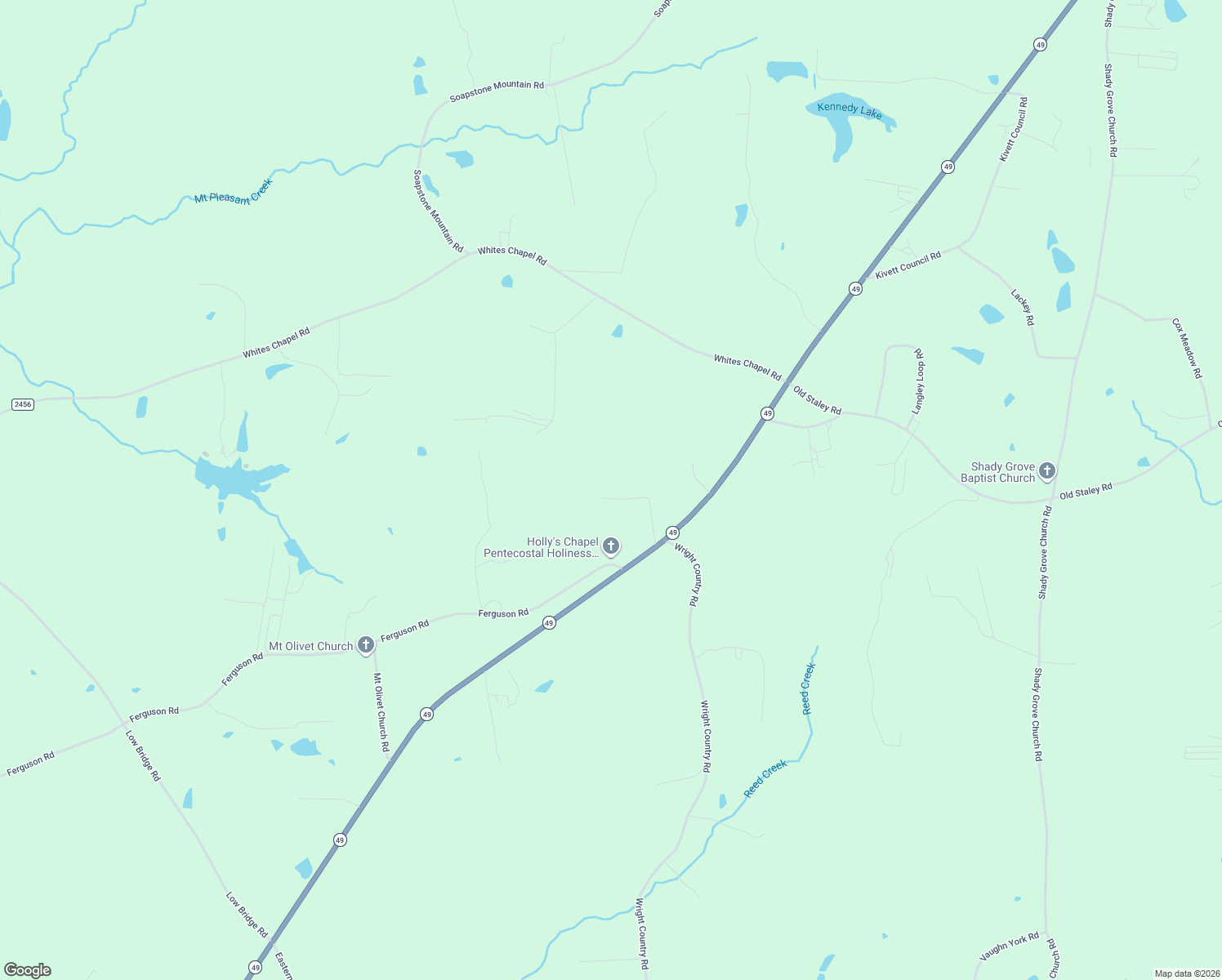 map of restaurants, bars, coffee shops, grocery stores, and more near 1366 Seays Road in Liberty