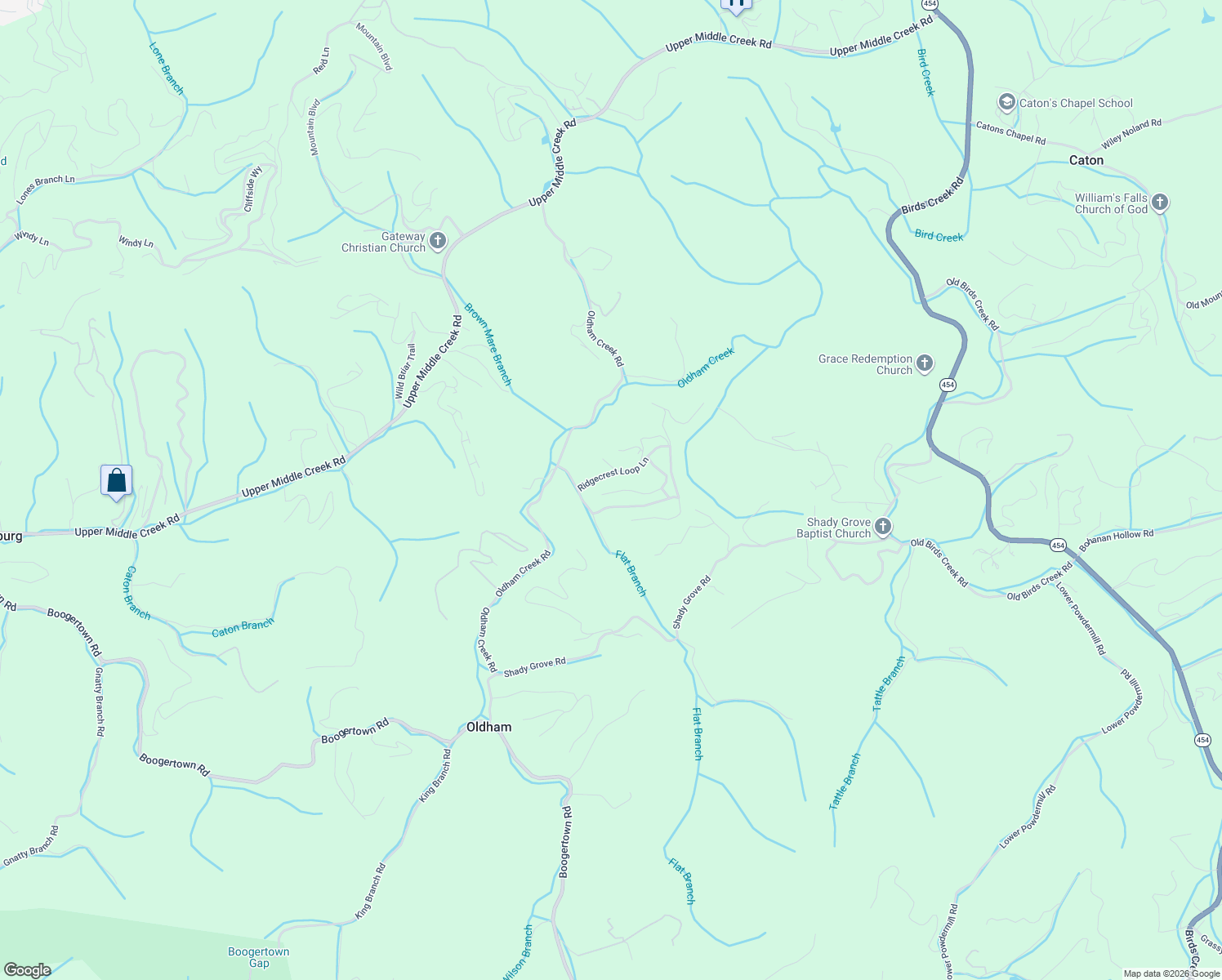 map of restaurants, bars, coffee shops, grocery stores, and more near 2005 Ridgecrest Loop Lane in Sevierville
