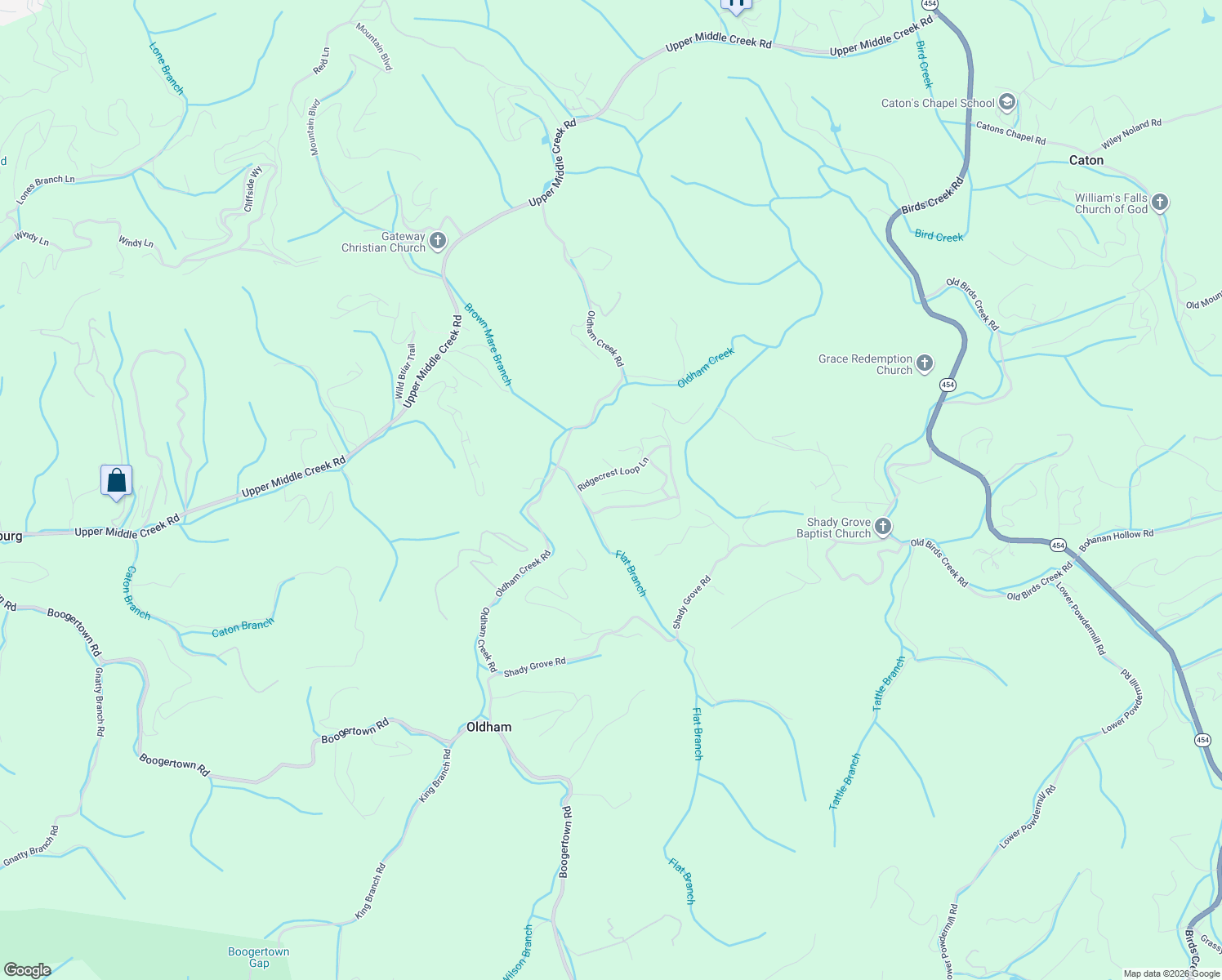 map of restaurants, bars, coffee shops, grocery stores, and more near 2005 Ridgecrest Loop Lane in Sevierville