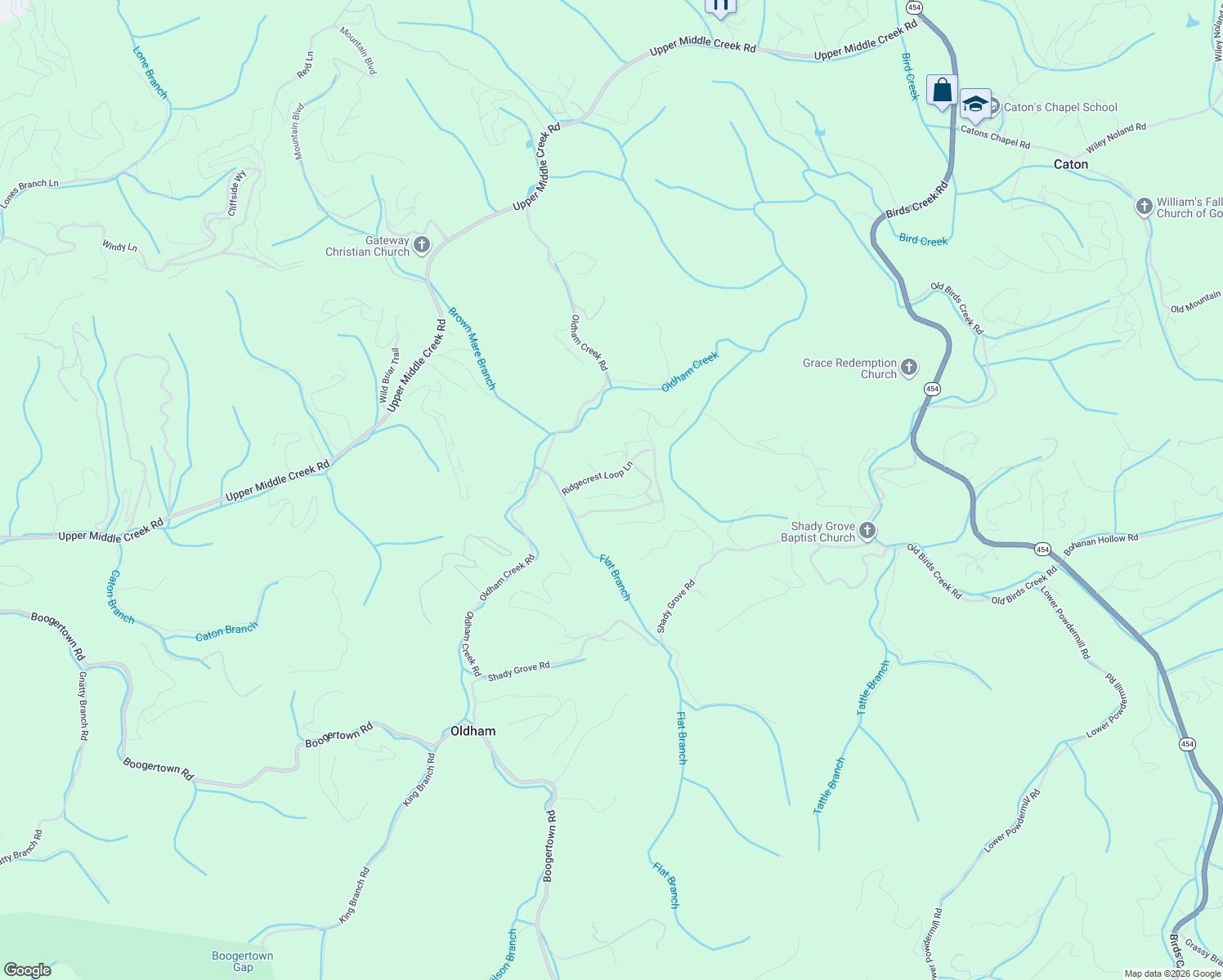 map of restaurants, bars, coffee shops, grocery stores, and more near 2021 Ridgecrest Loop Lane in Sevierville