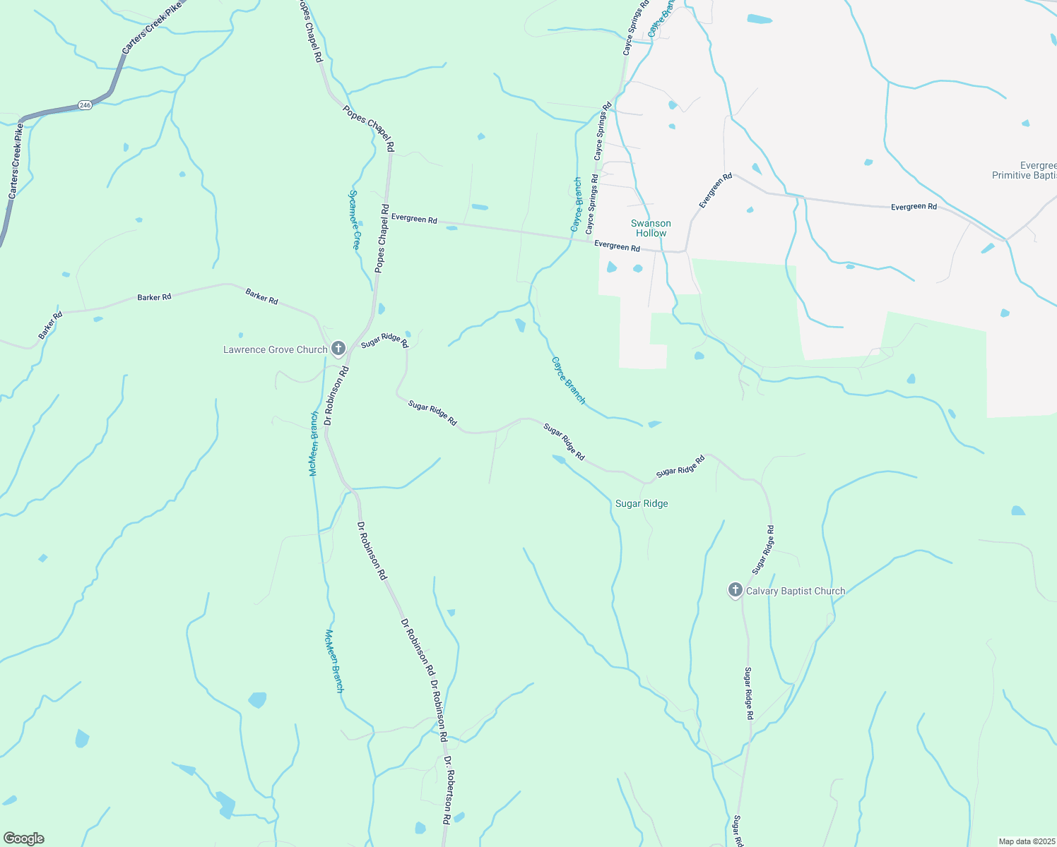 map of restaurants, bars, coffee shops, grocery stores, and more near 1777 Sugar Ridge Road in Spring Hill